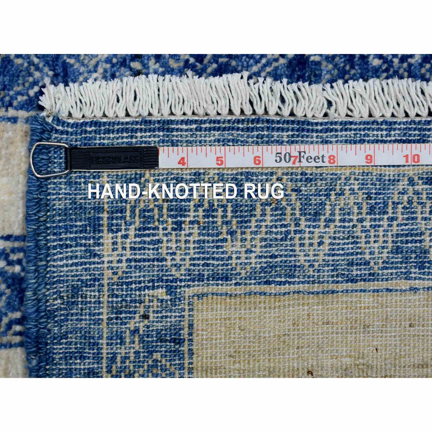 Oushak-And-Peshawar-Hand-Knotted-Rug-351550