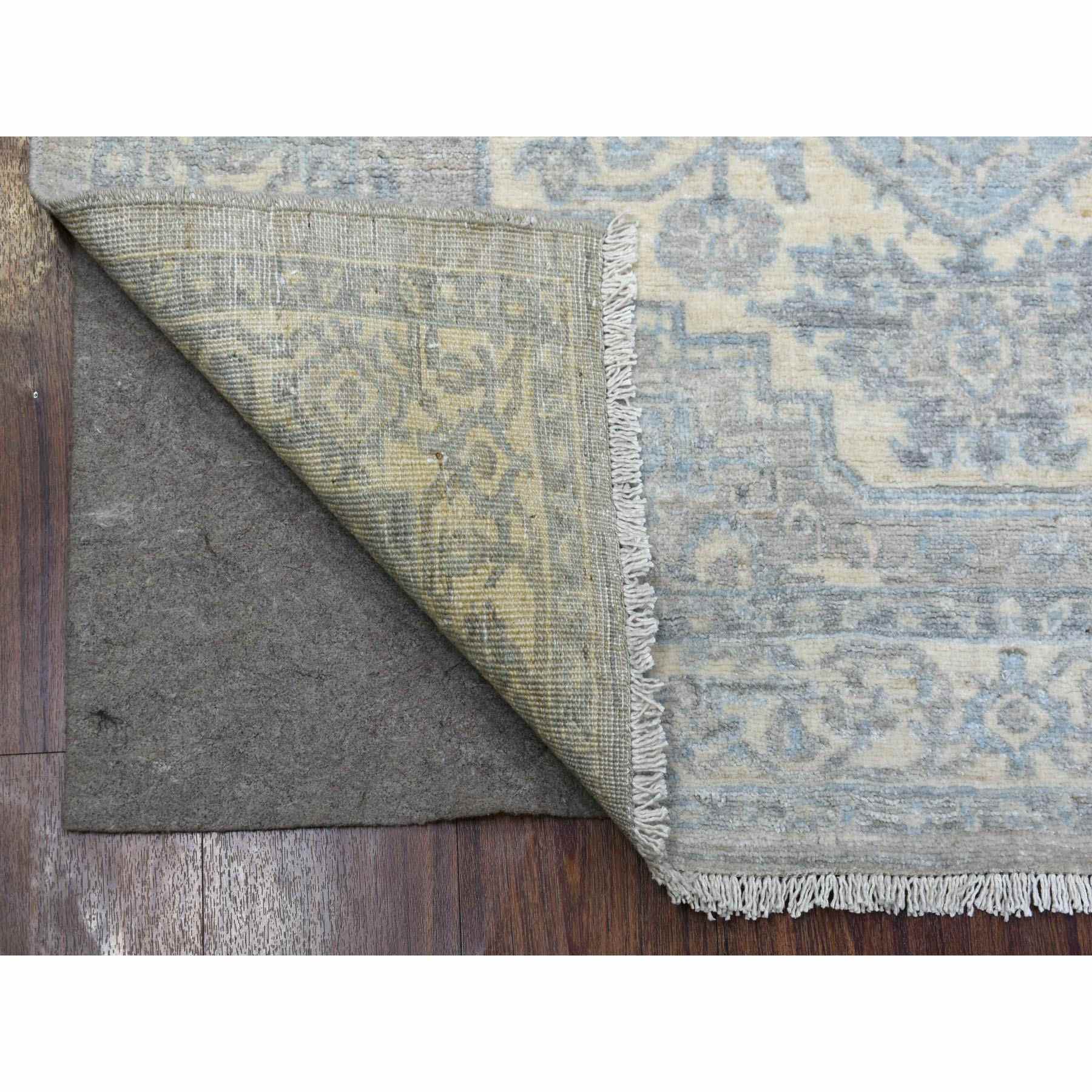 Oushak-And-Peshawar-Hand-Knotted-Rug-351915