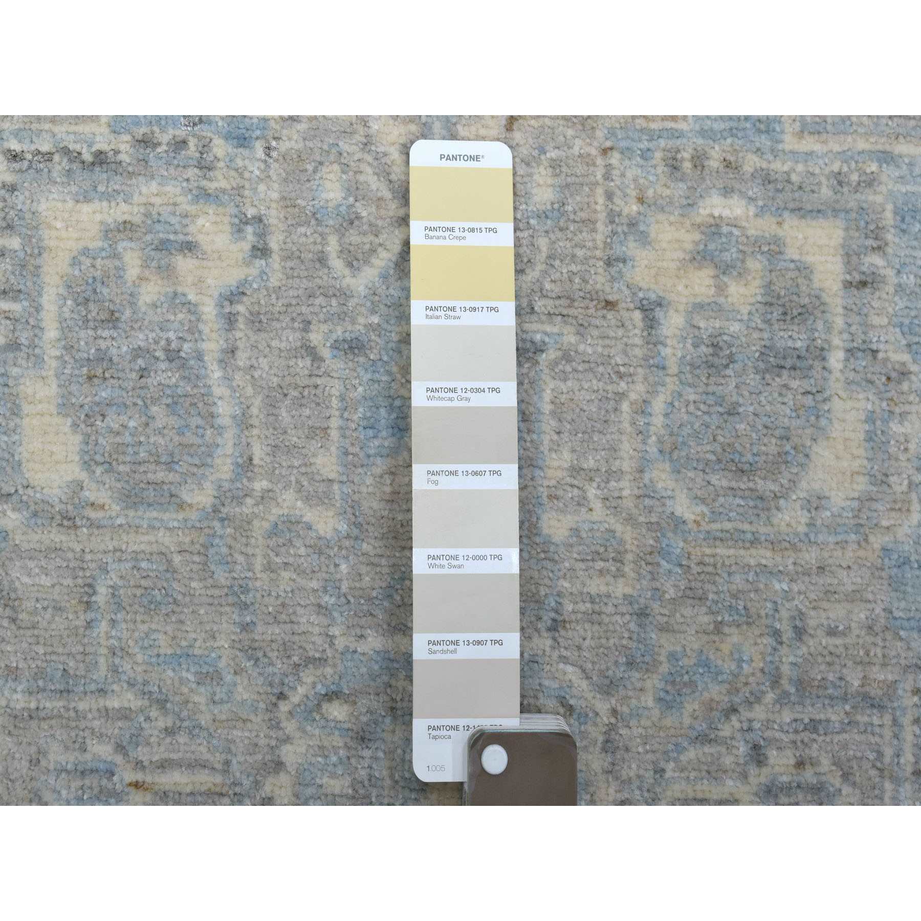 Oushak-And-Peshawar-Hand-Knotted-Rug-351915