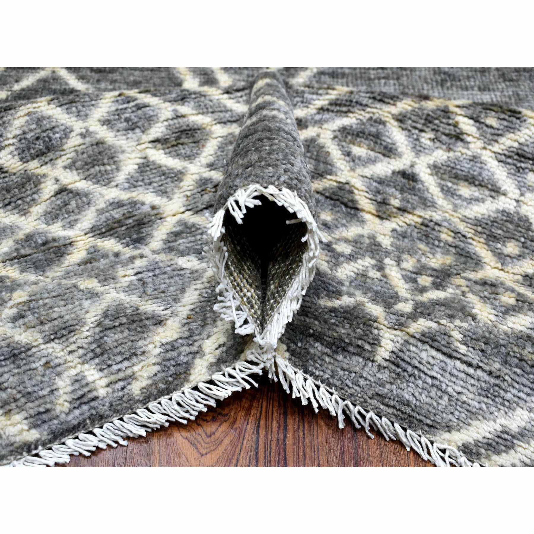 Tribal-Geometric-Hand-Knotted-Rug-350830