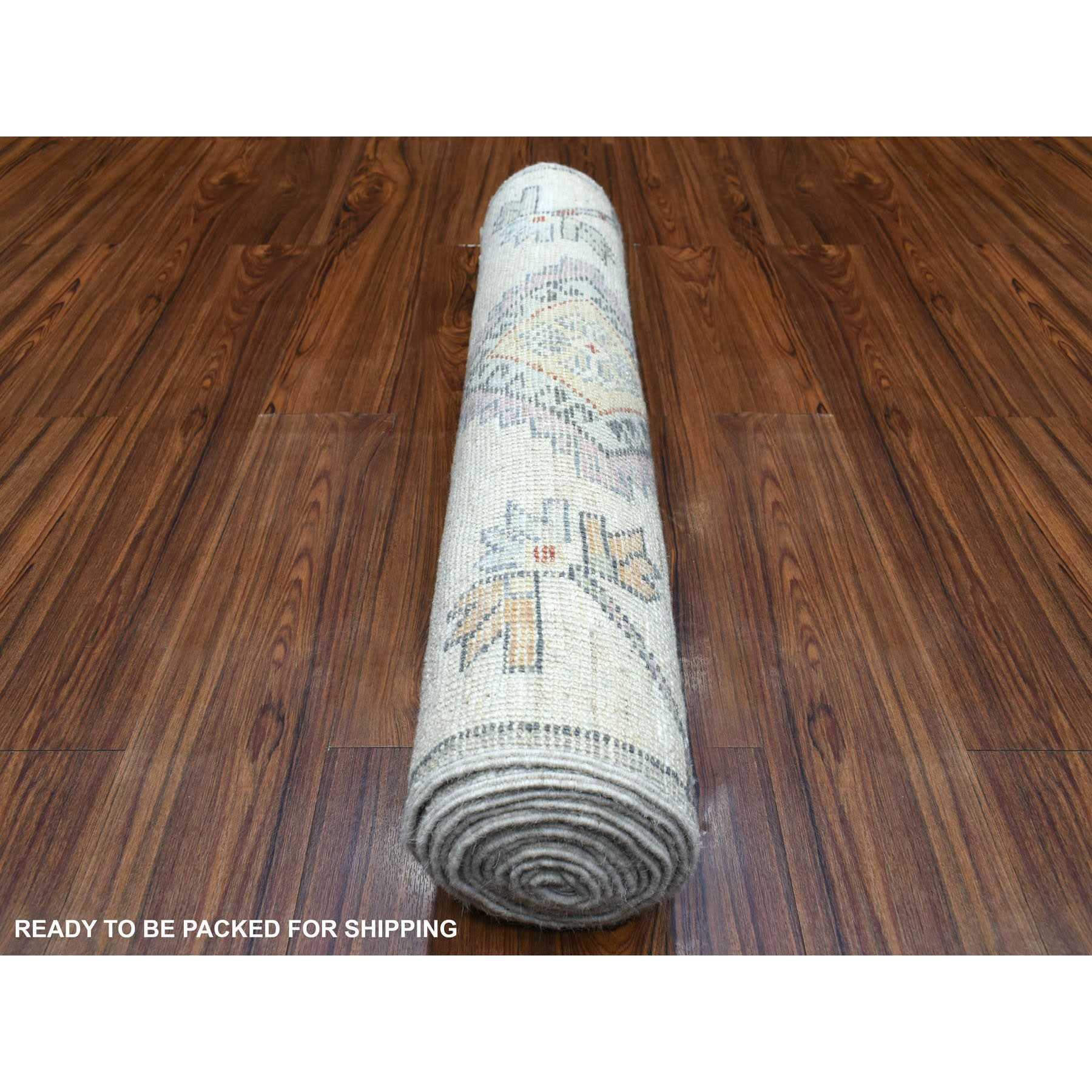 Tribal-Geometric-Hand-Knotted-Rug-350905
