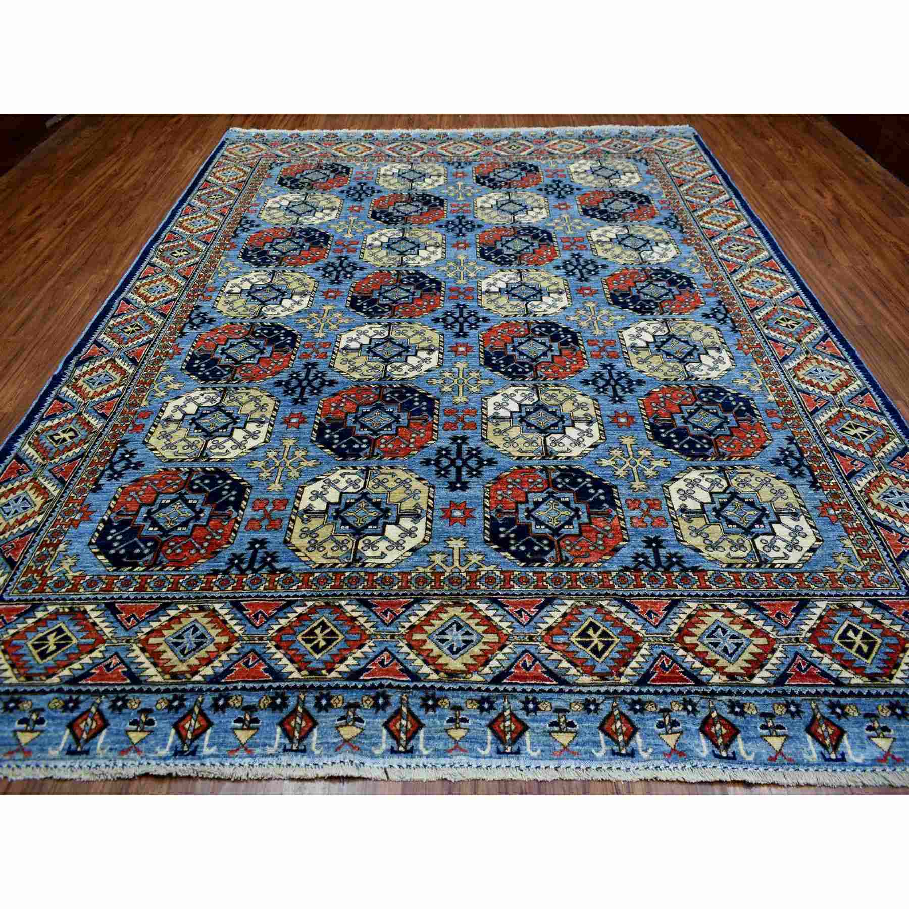 Tribal-Geometric-Hand-Knotted-Rug-351605