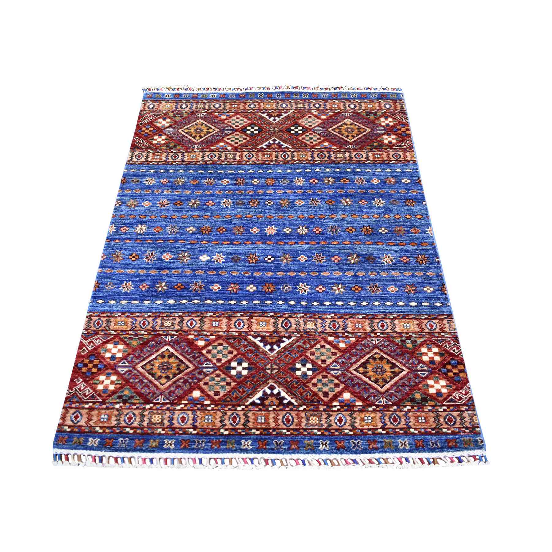 Kazak-Hand-Knotted-Rug-354530