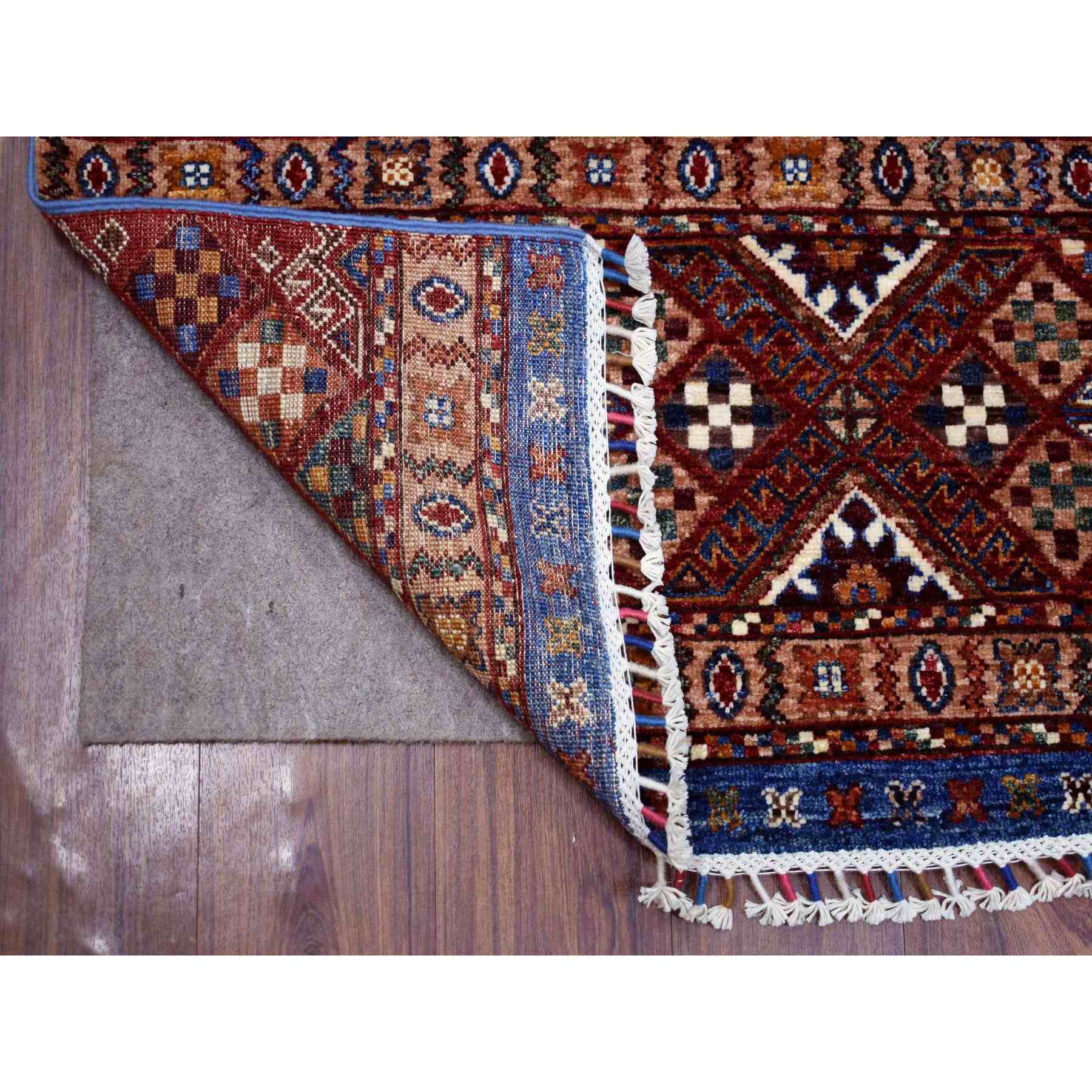 Kazak-Hand-Knotted-Rug-354530