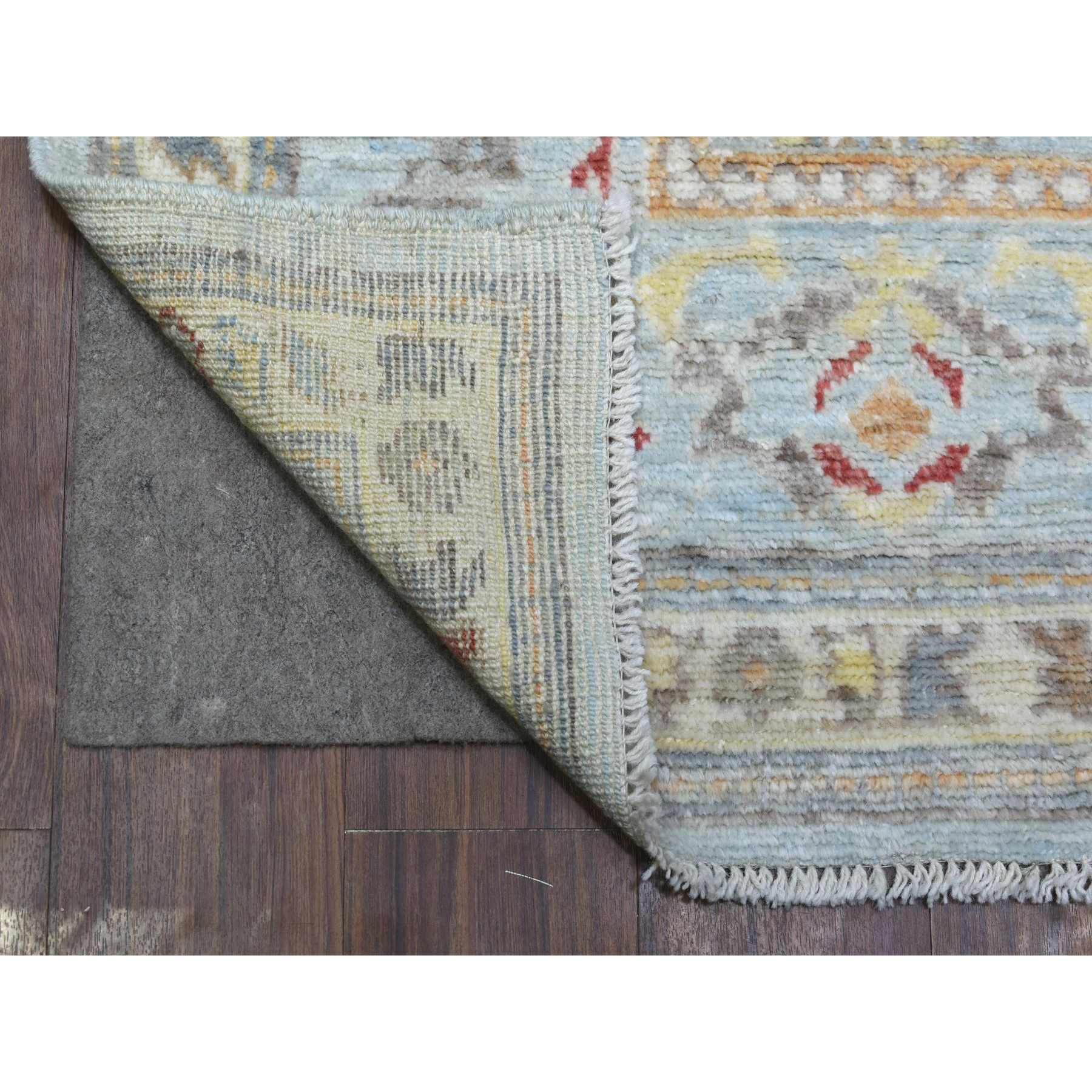 Oushak-And-Peshawar-Hand-Knotted-Rug-352580