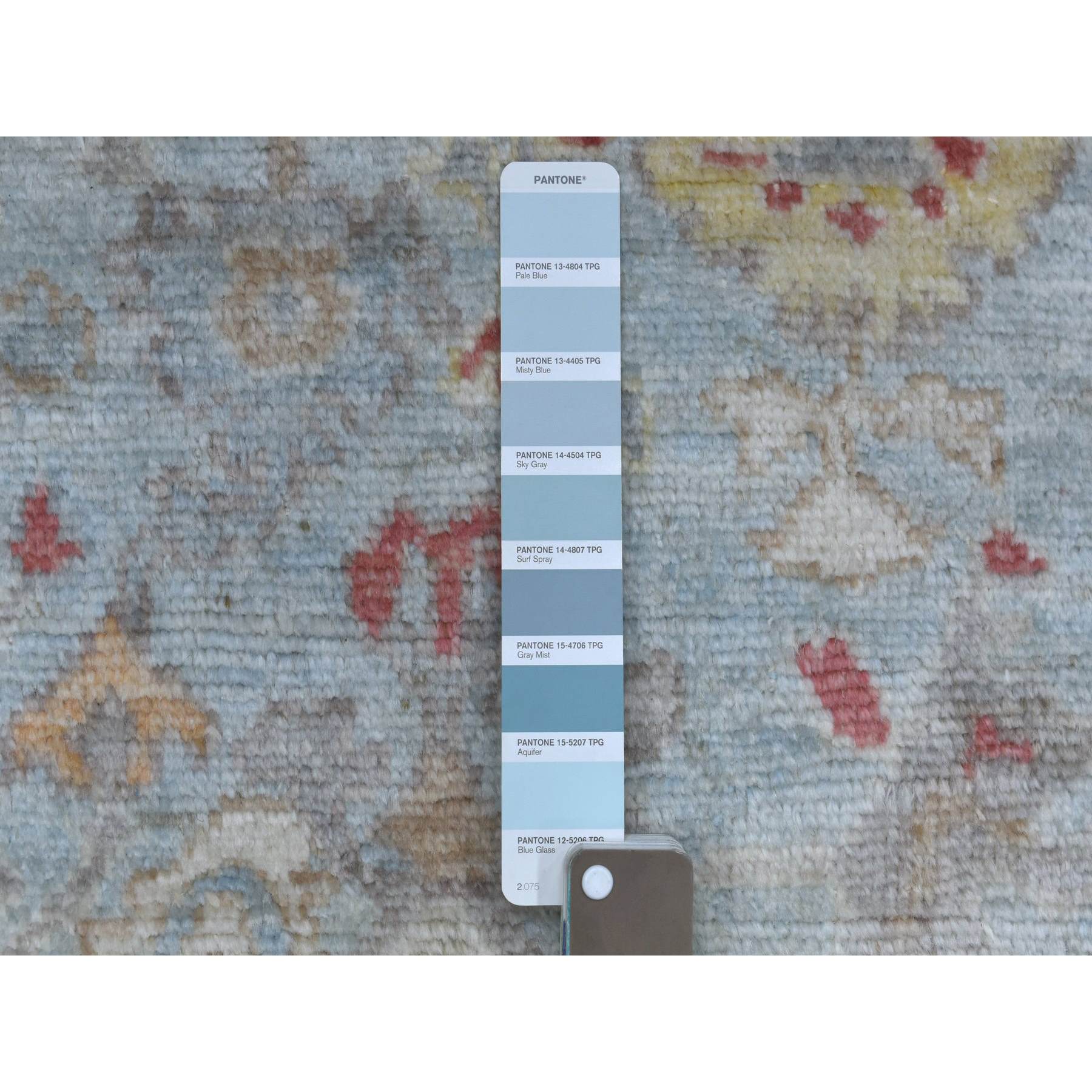 Oushak-And-Peshawar-Hand-Knotted-Rug-352580
