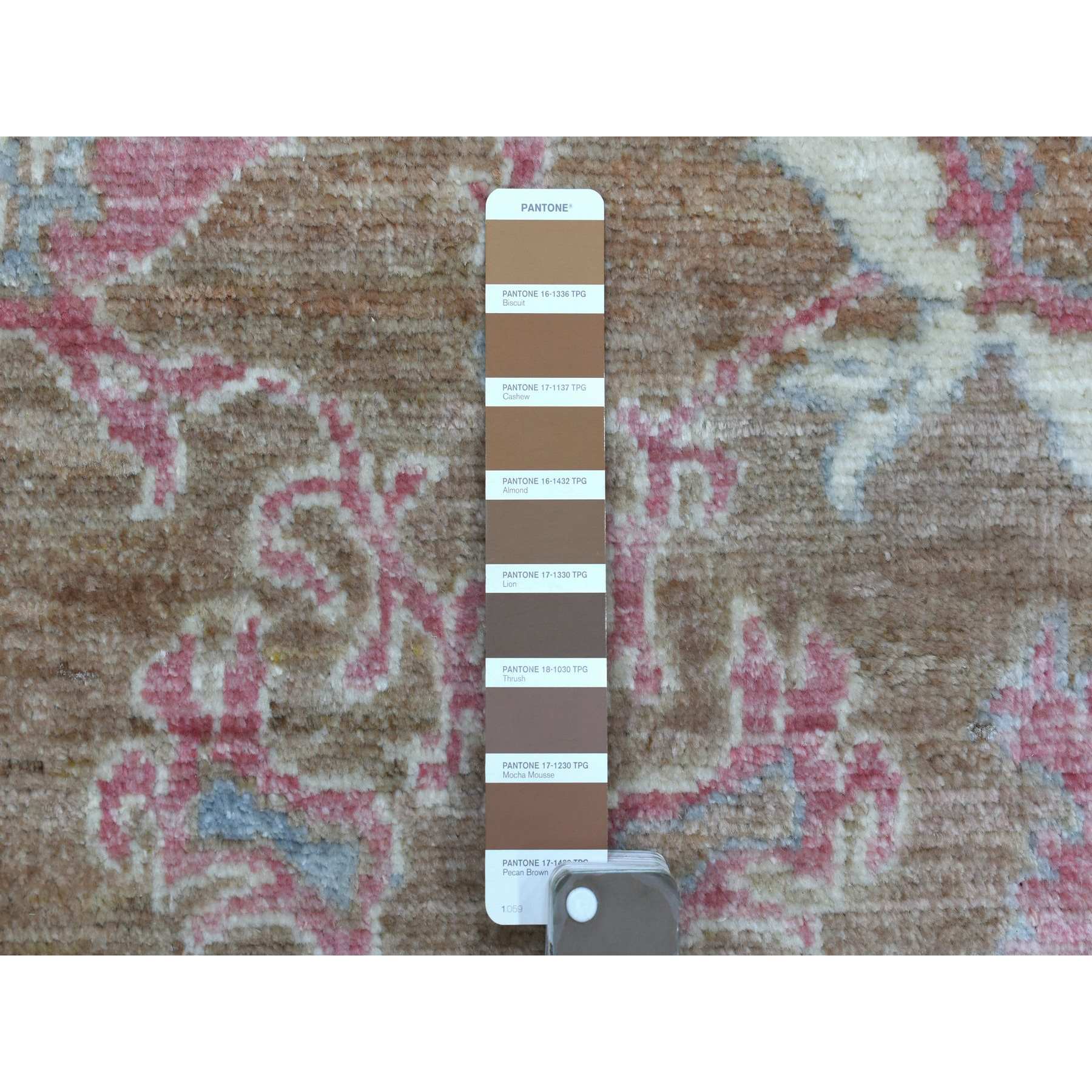 Oushak-And-Peshawar-Hand-Knotted-Rug-352720