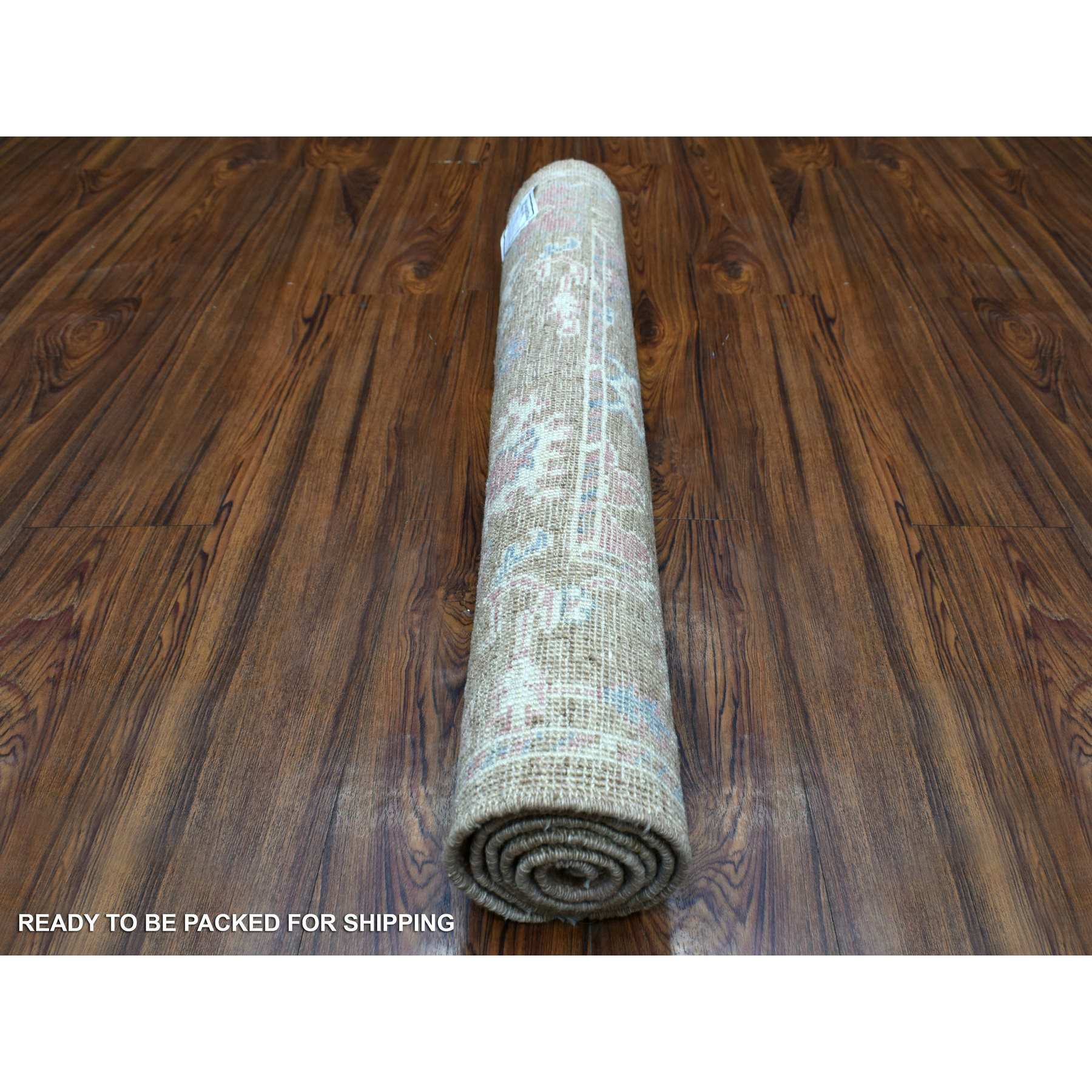 Oushak-And-Peshawar-Hand-Knotted-Rug-352720