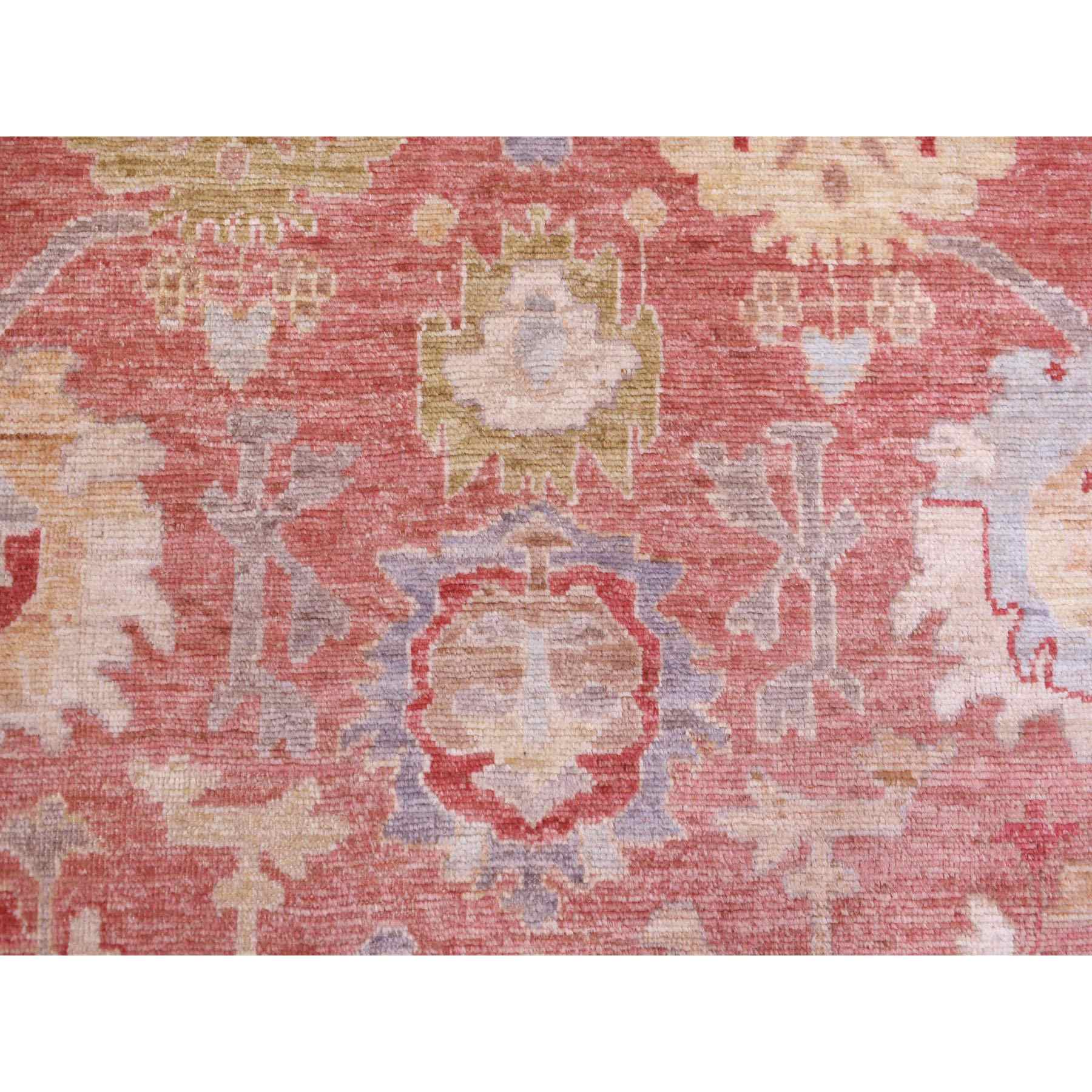 Oushak-And-Peshawar-Hand-Knotted-Rug-353755