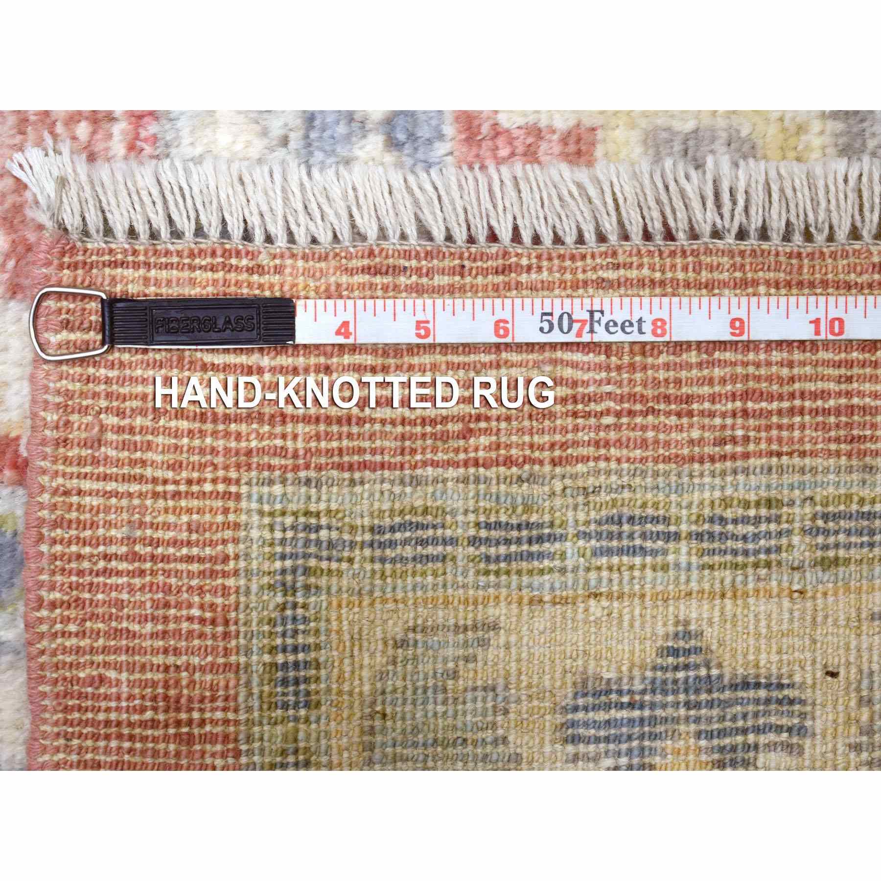 Oushak-And-Peshawar-Hand-Knotted-Rug-353755
