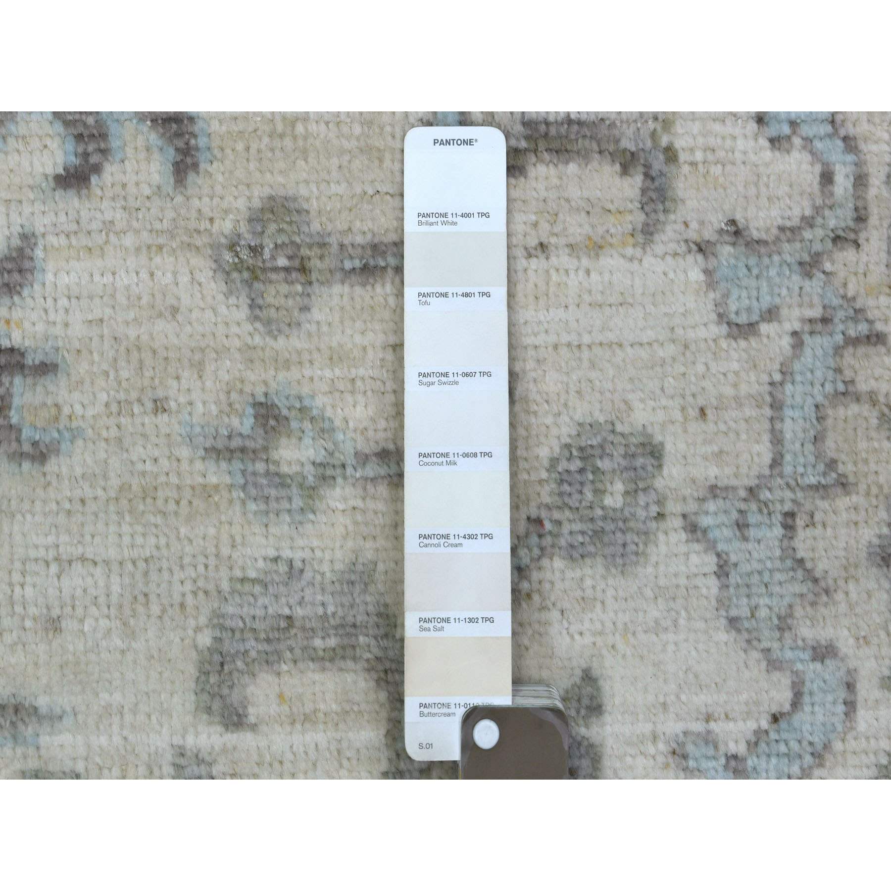 Oushak-And-Peshawar-Hand-Knotted-Rug-354300