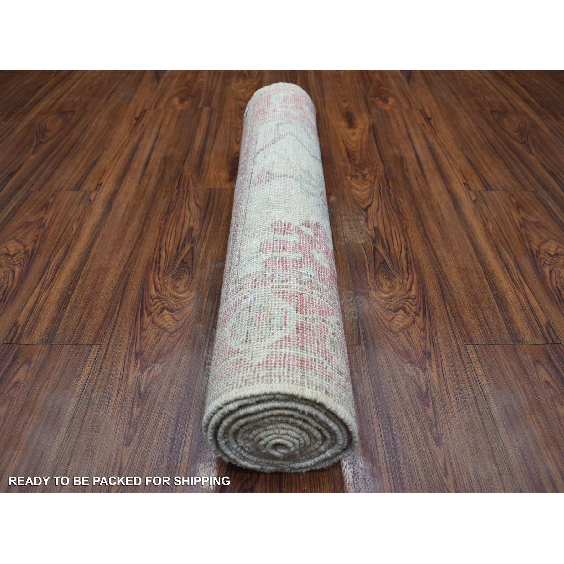 Oushak-And-Peshawar-Hand-Knotted-Rug-354450