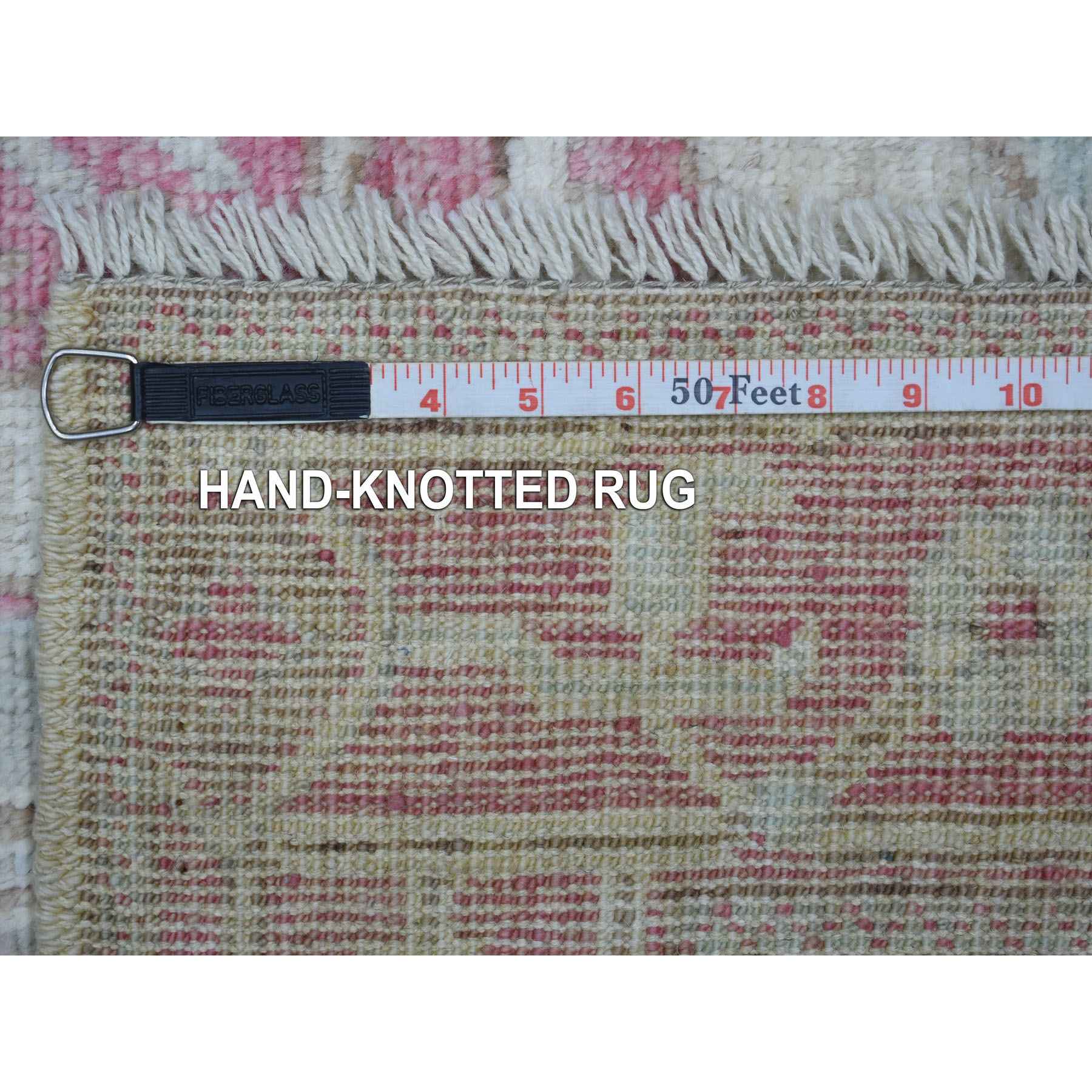 Oushak-And-Peshawar-Hand-Knotted-Rug-354450