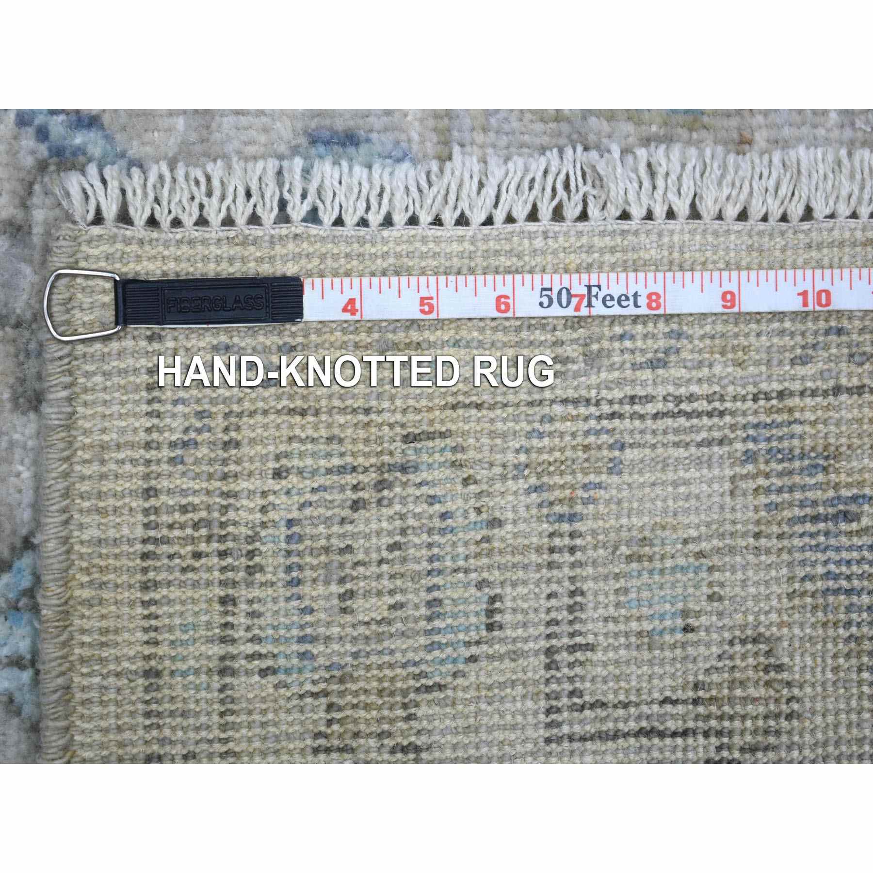 Oushak-And-Peshawar-Hand-Knotted-Rug-354460