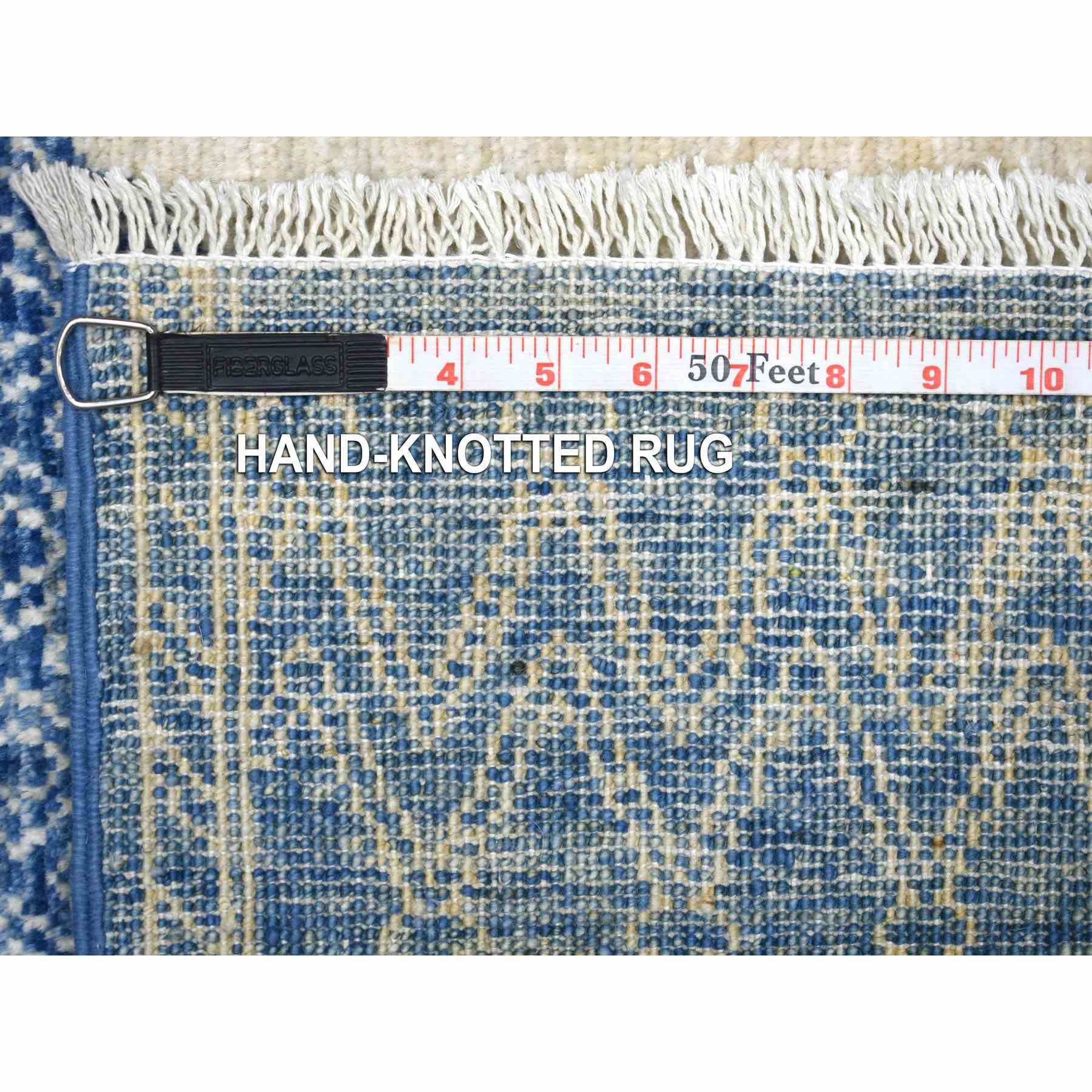 Oushak-And-Peshawar-Hand-Knotted-Rug-354670