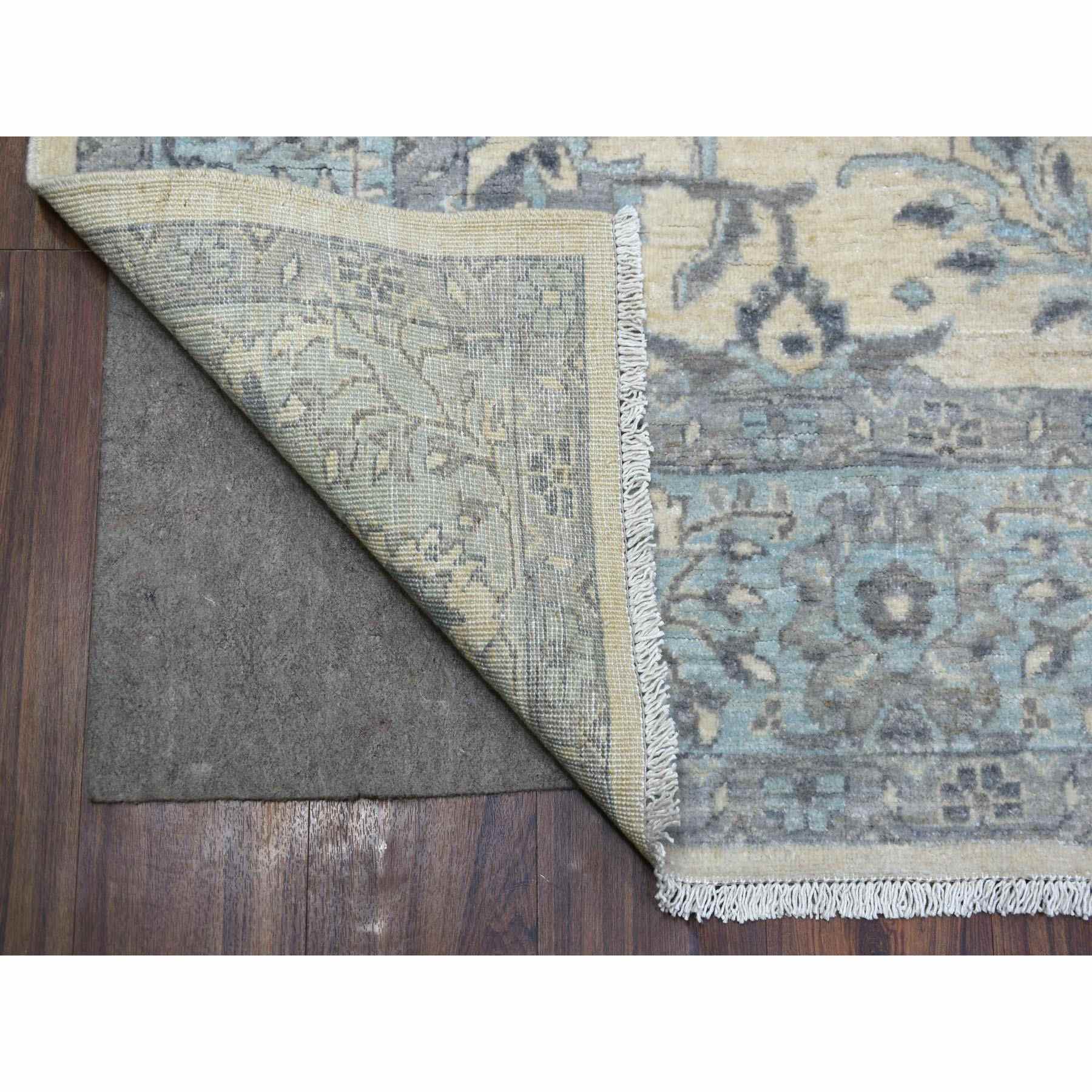 Oushak-And-Peshawar-Hand-Knotted-Rug-354715
