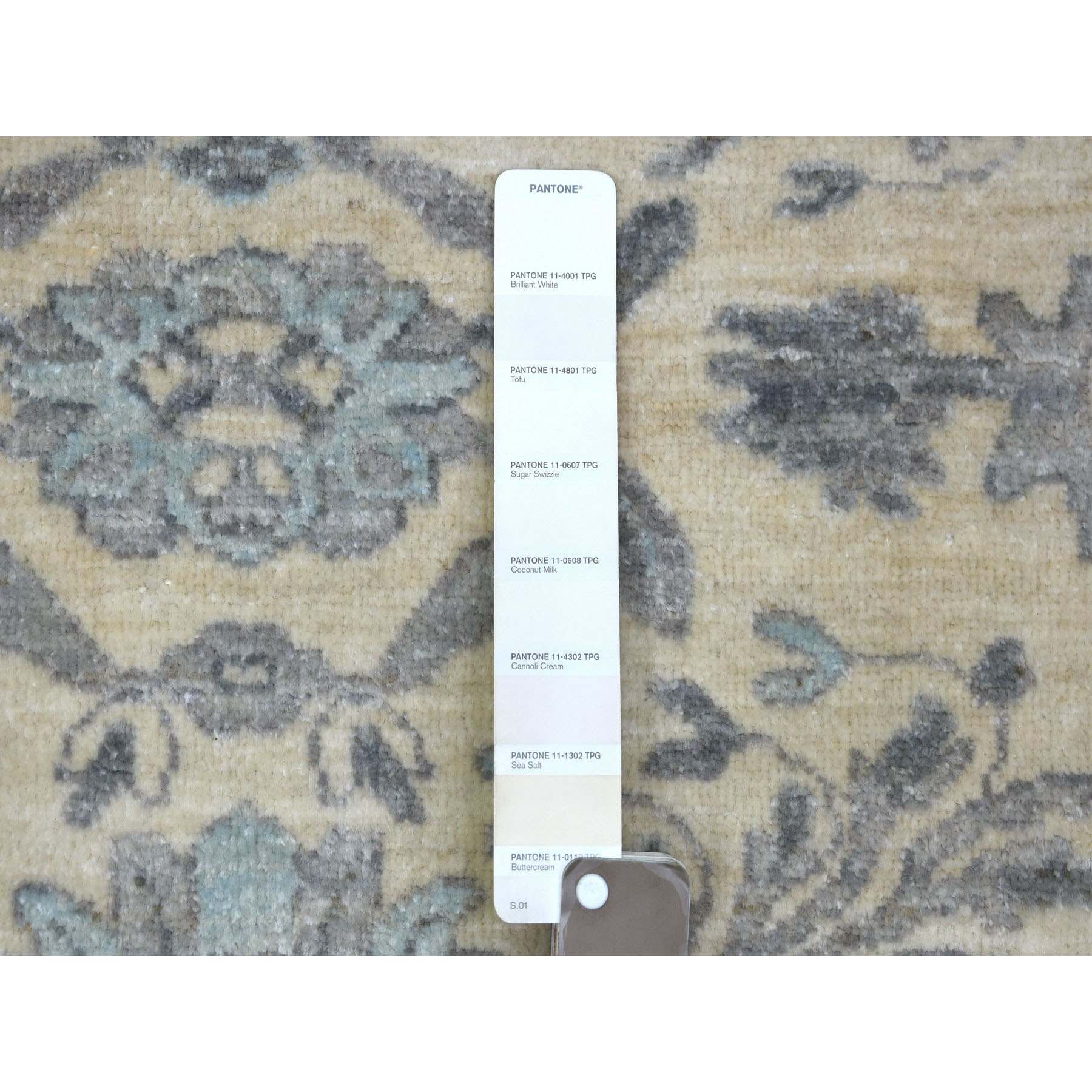 Oushak-And-Peshawar-Hand-Knotted-Rug-354715