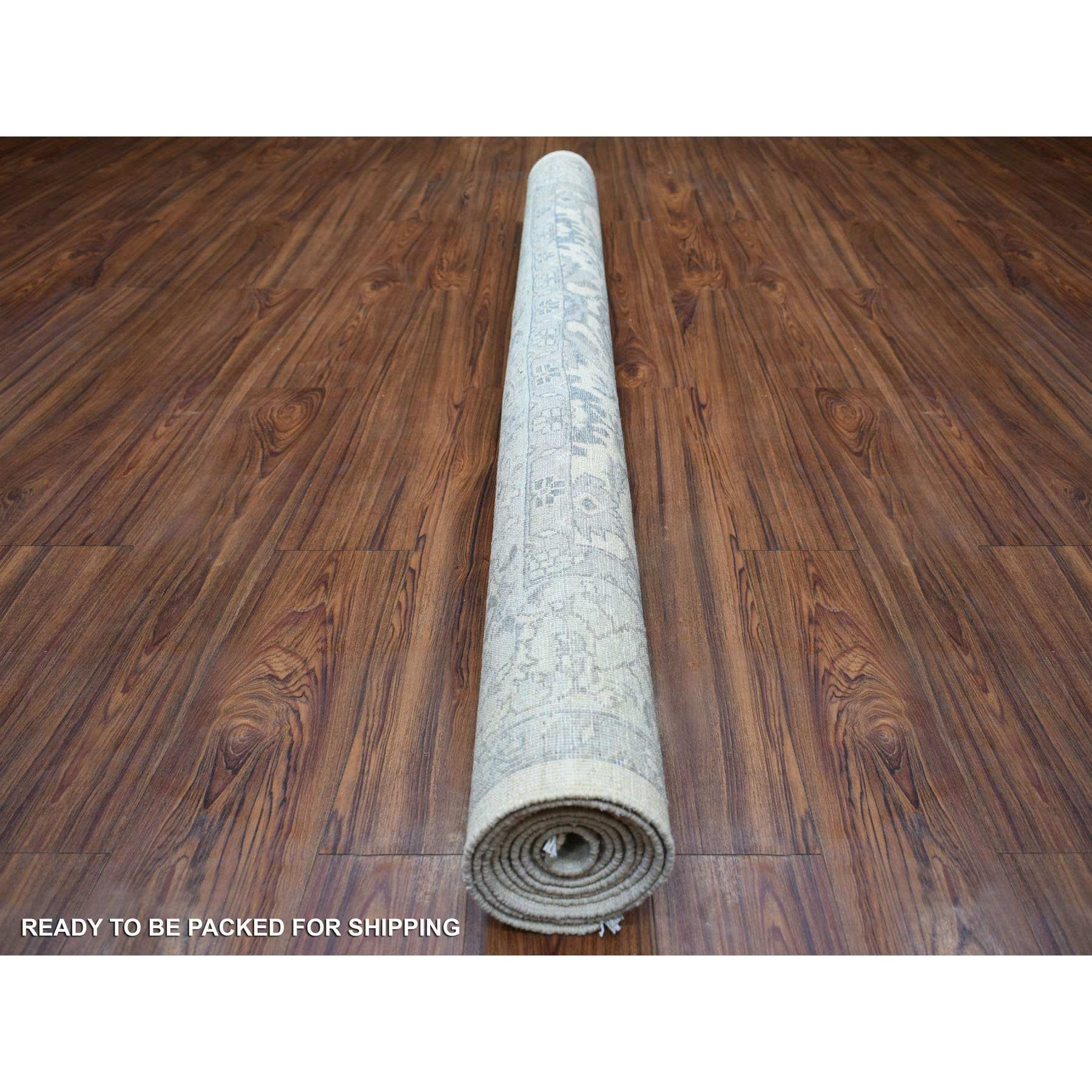 Oushak-And-Peshawar-Hand-Knotted-Rug-354715
