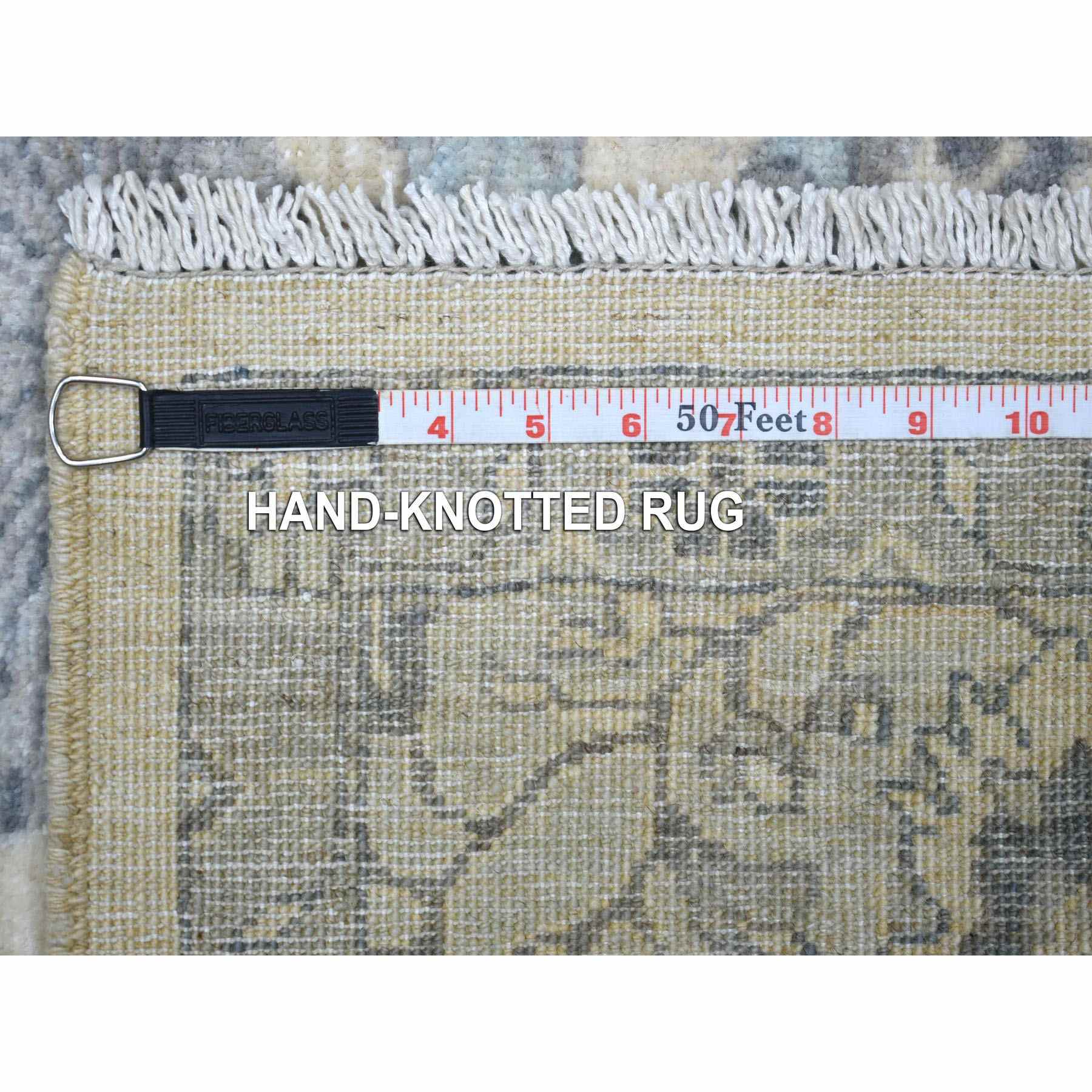 Oushak-And-Peshawar-Hand-Knotted-Rug-354715