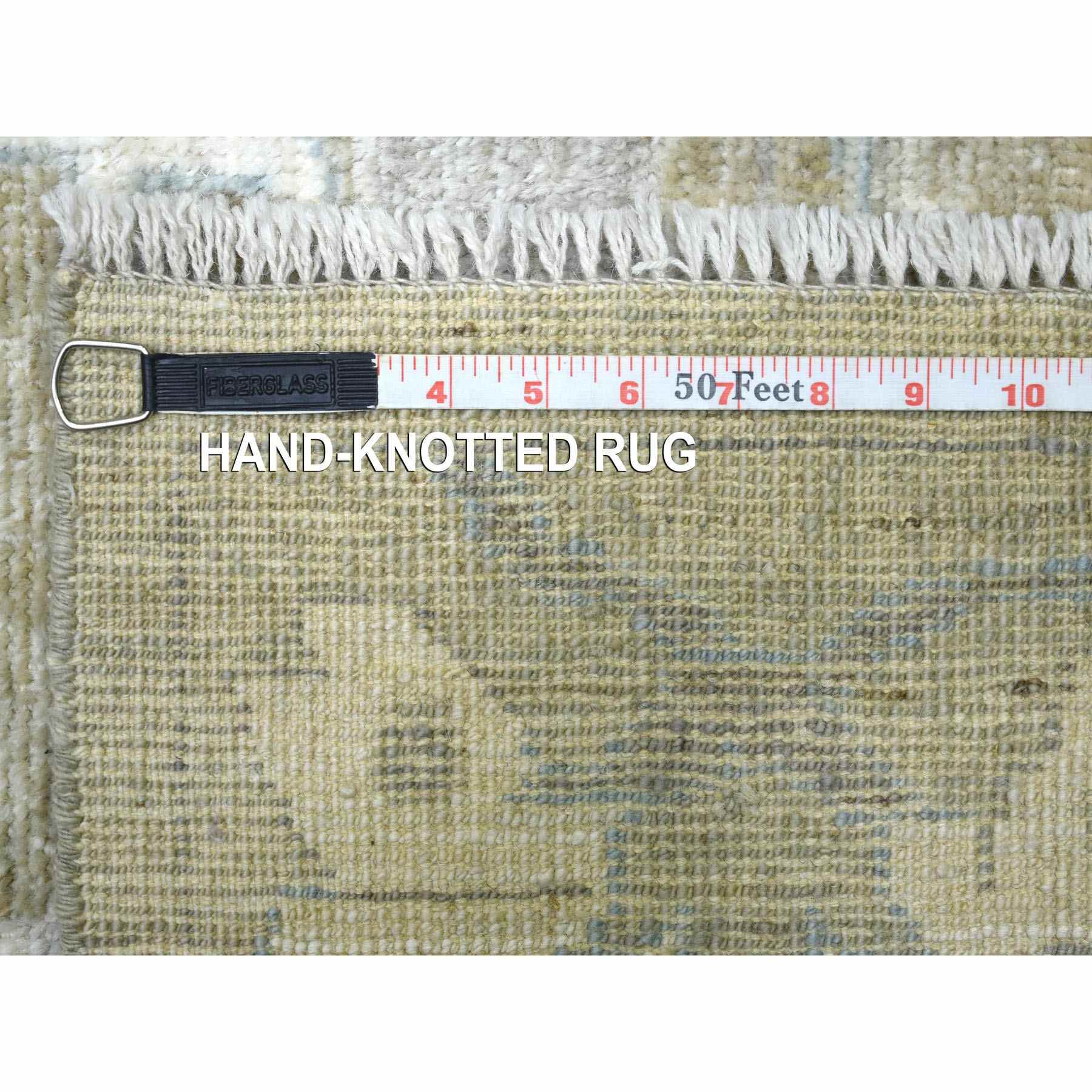 Oushak-And-Peshawar-Hand-Knotted-Rug-354995