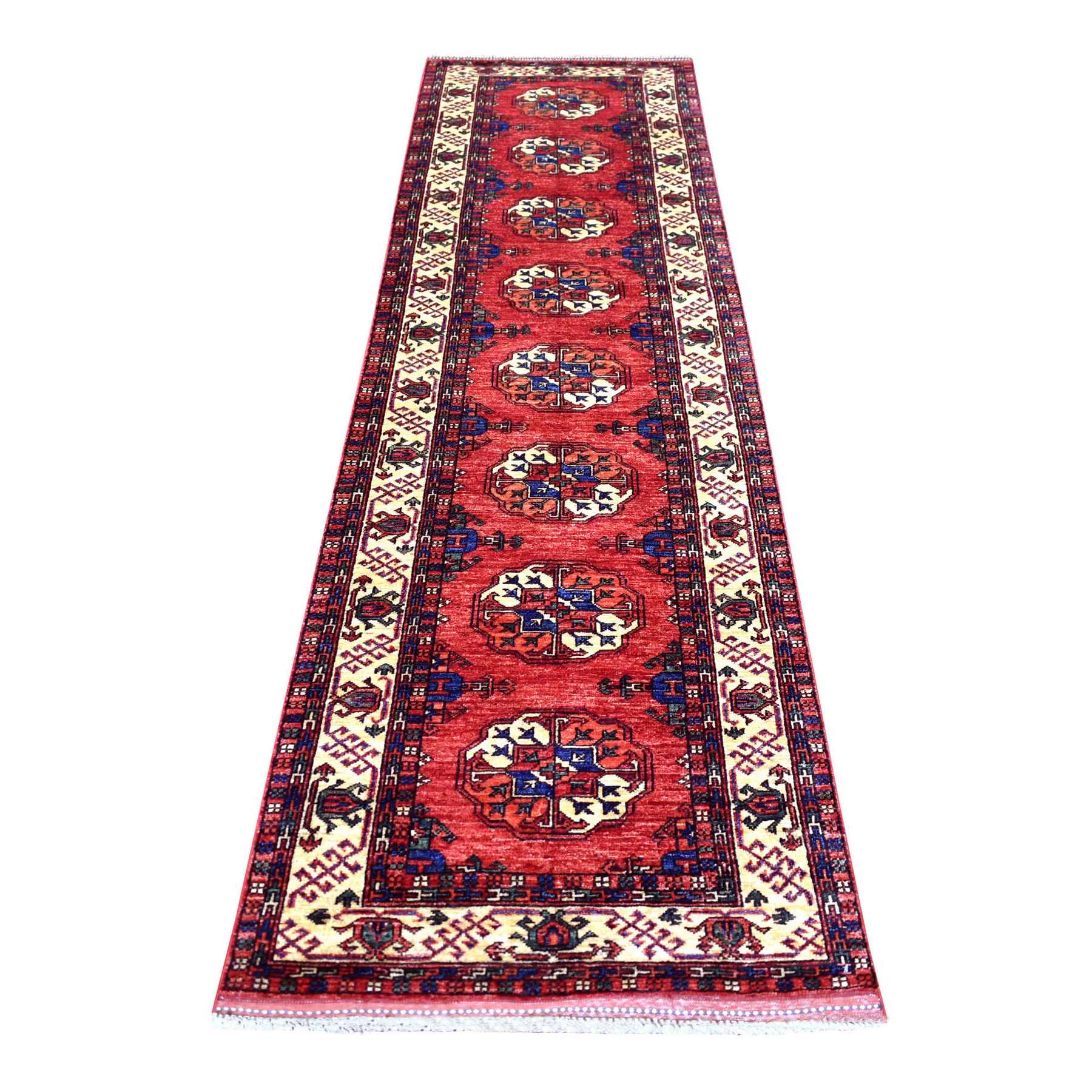 Tribal-Geometric-Hand-Knotted-Rug-353100