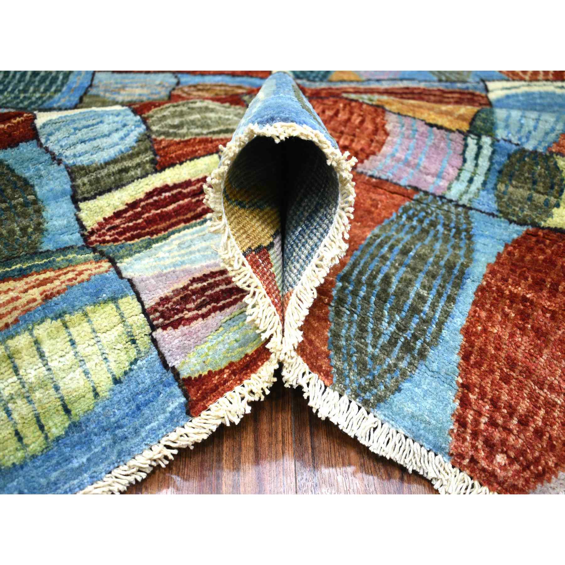 Tribal-Geometric-Hand-Knotted-Rug-353470