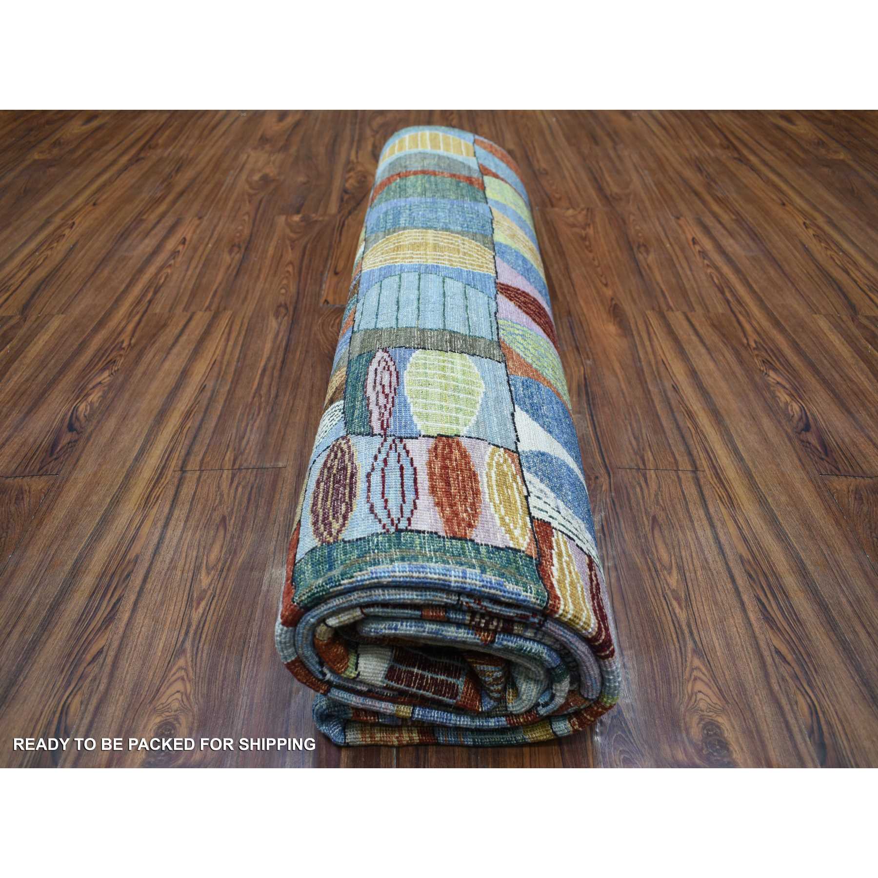 Tribal-Geometric-Hand-Knotted-Rug-353470