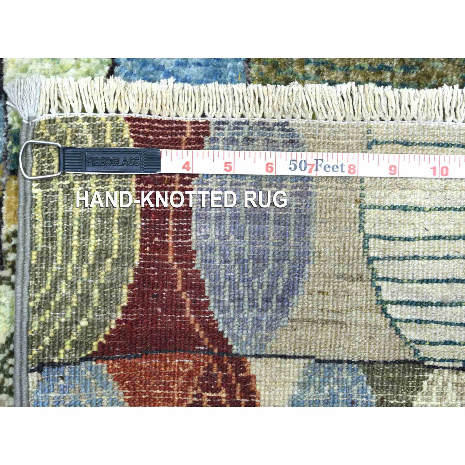 Tribal-Geometric-Hand-Knotted-Rug-353470