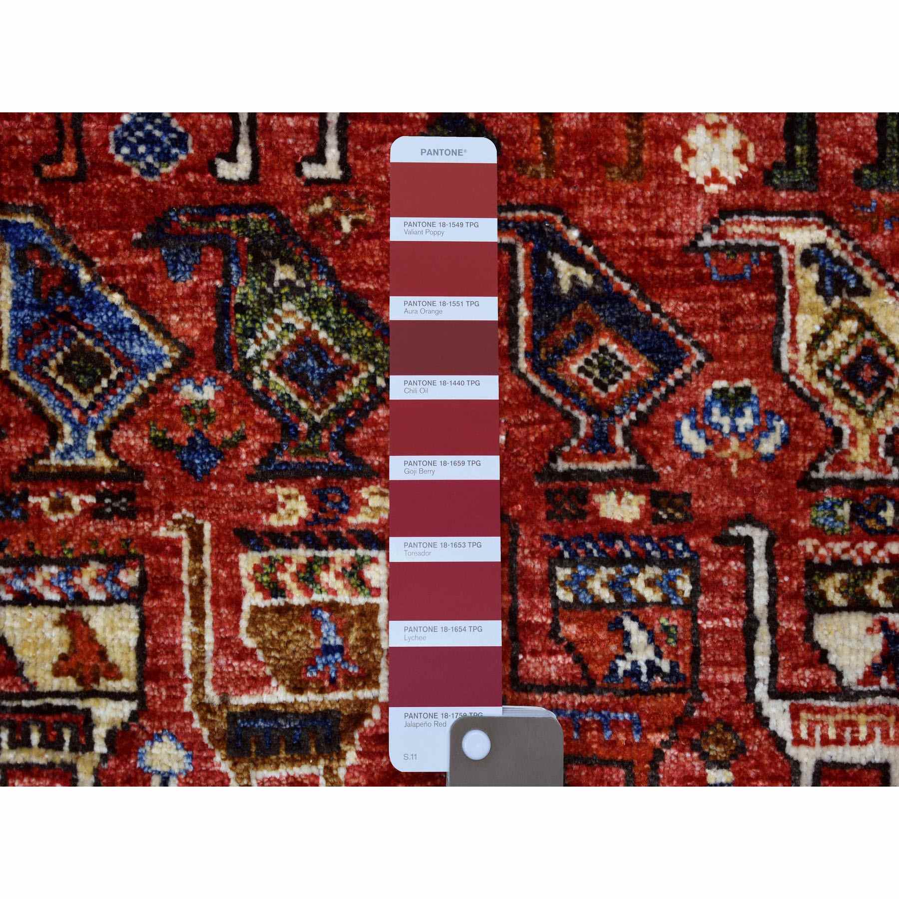 Tribal-Geometric-Hand-Knotted-Rug-353900