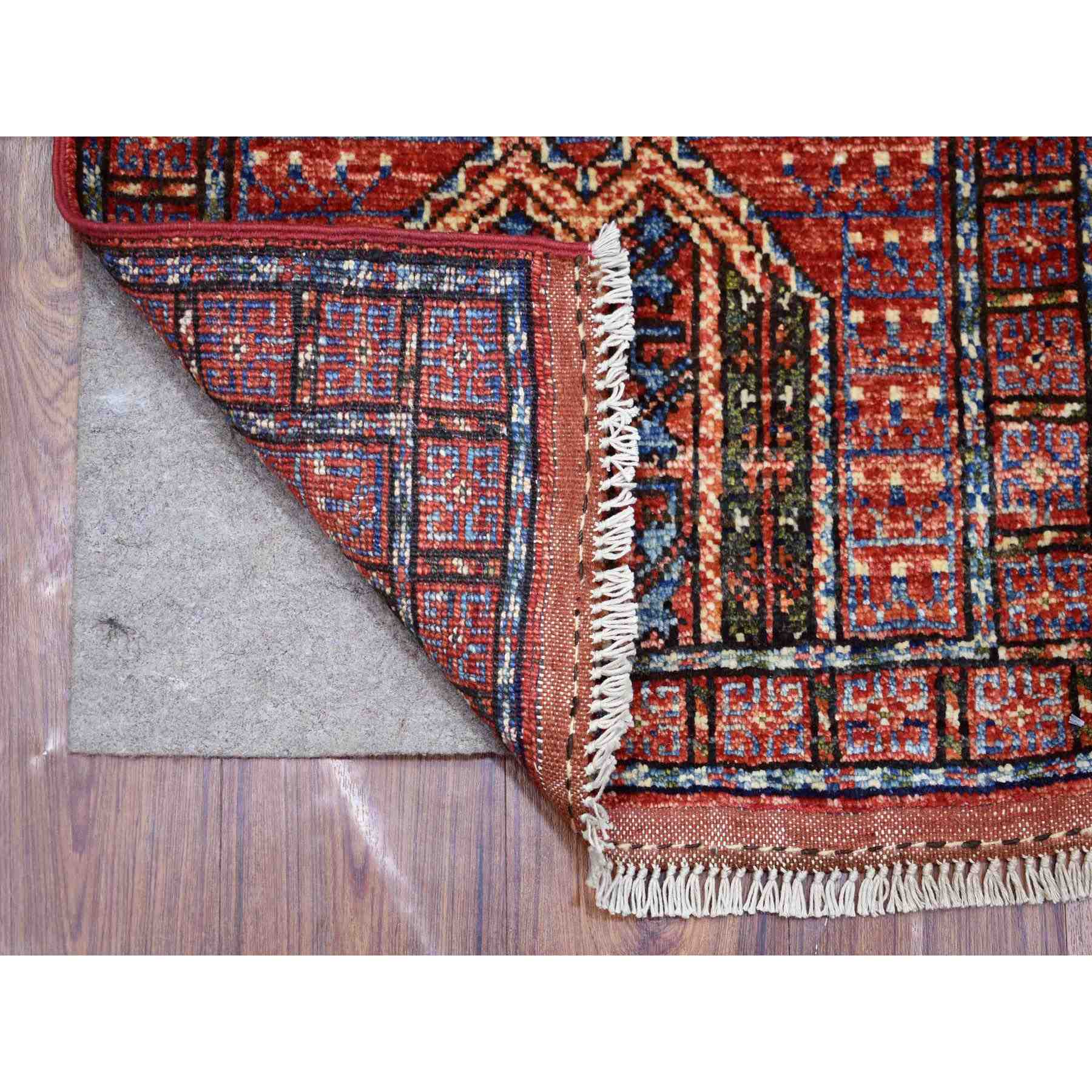 Tribal-Geometric-Hand-Knotted-Rug-354085