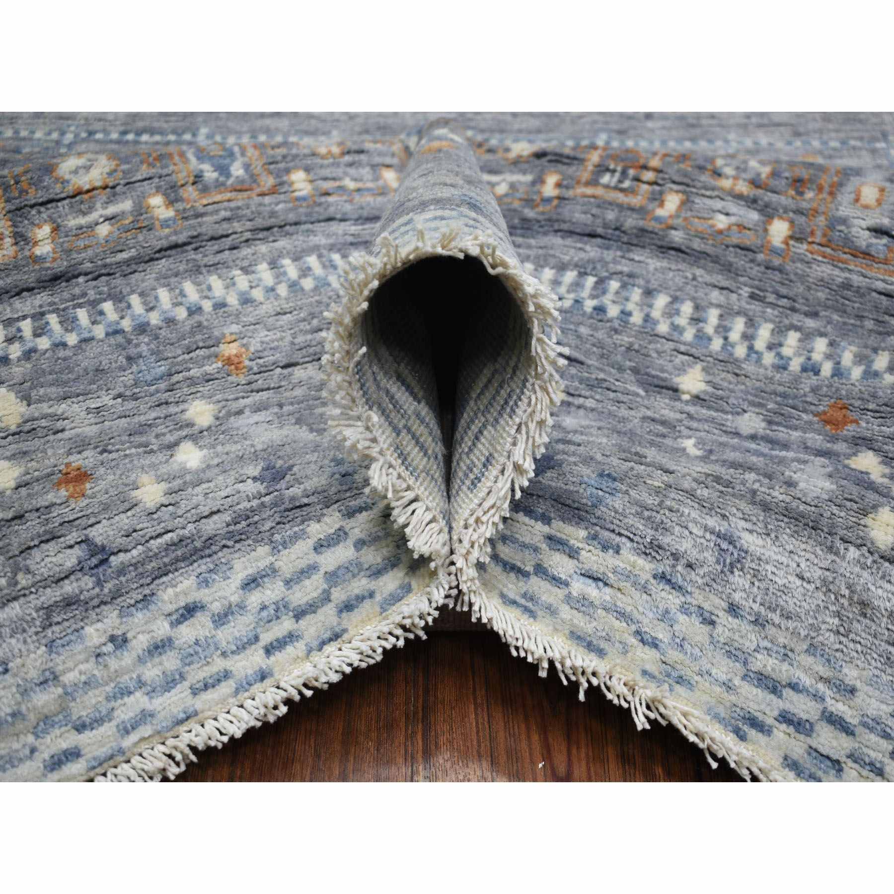 Tribal-Geometric-Hand-Knotted-Rug-354365