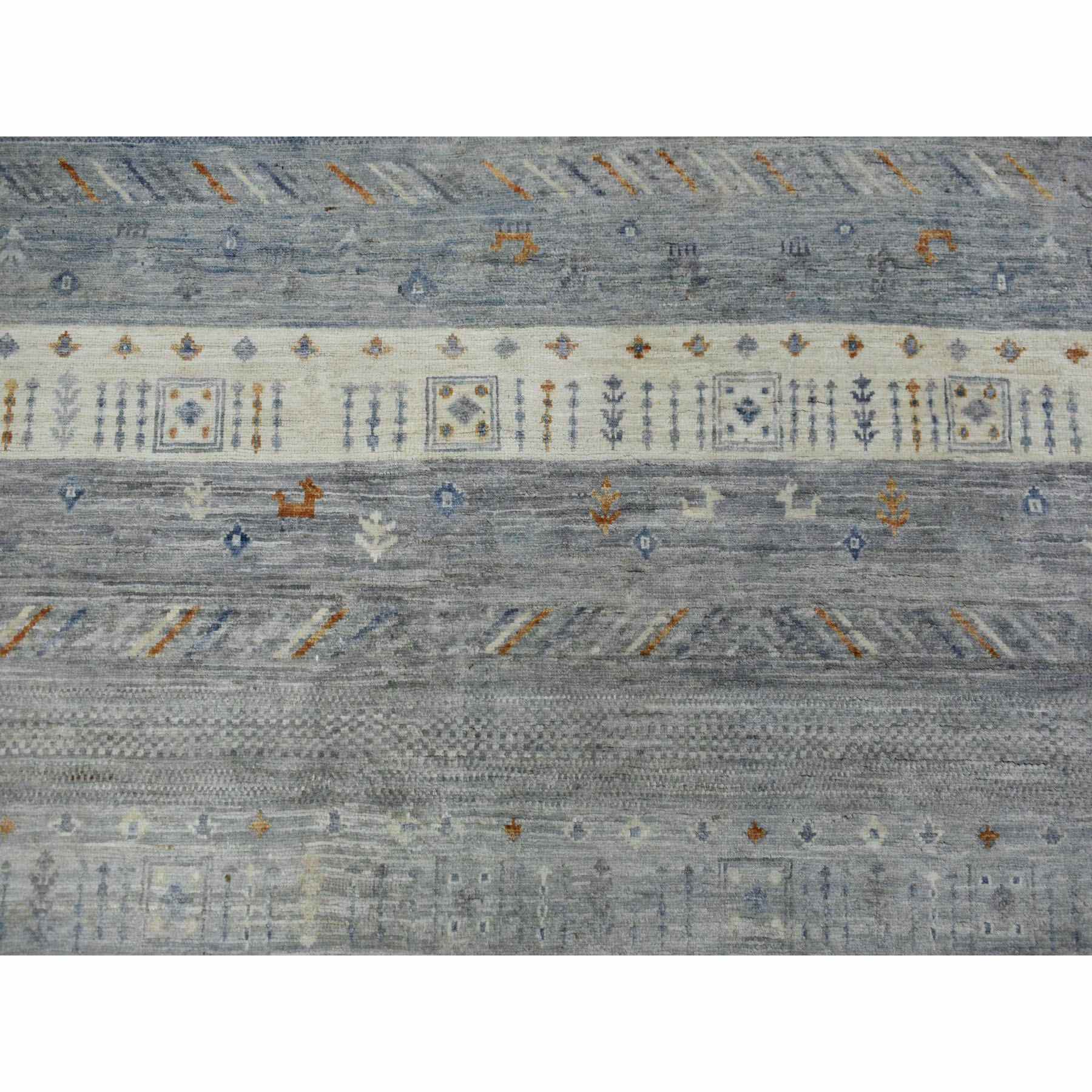 Tribal-Geometric-Hand-Knotted-Rug-354365