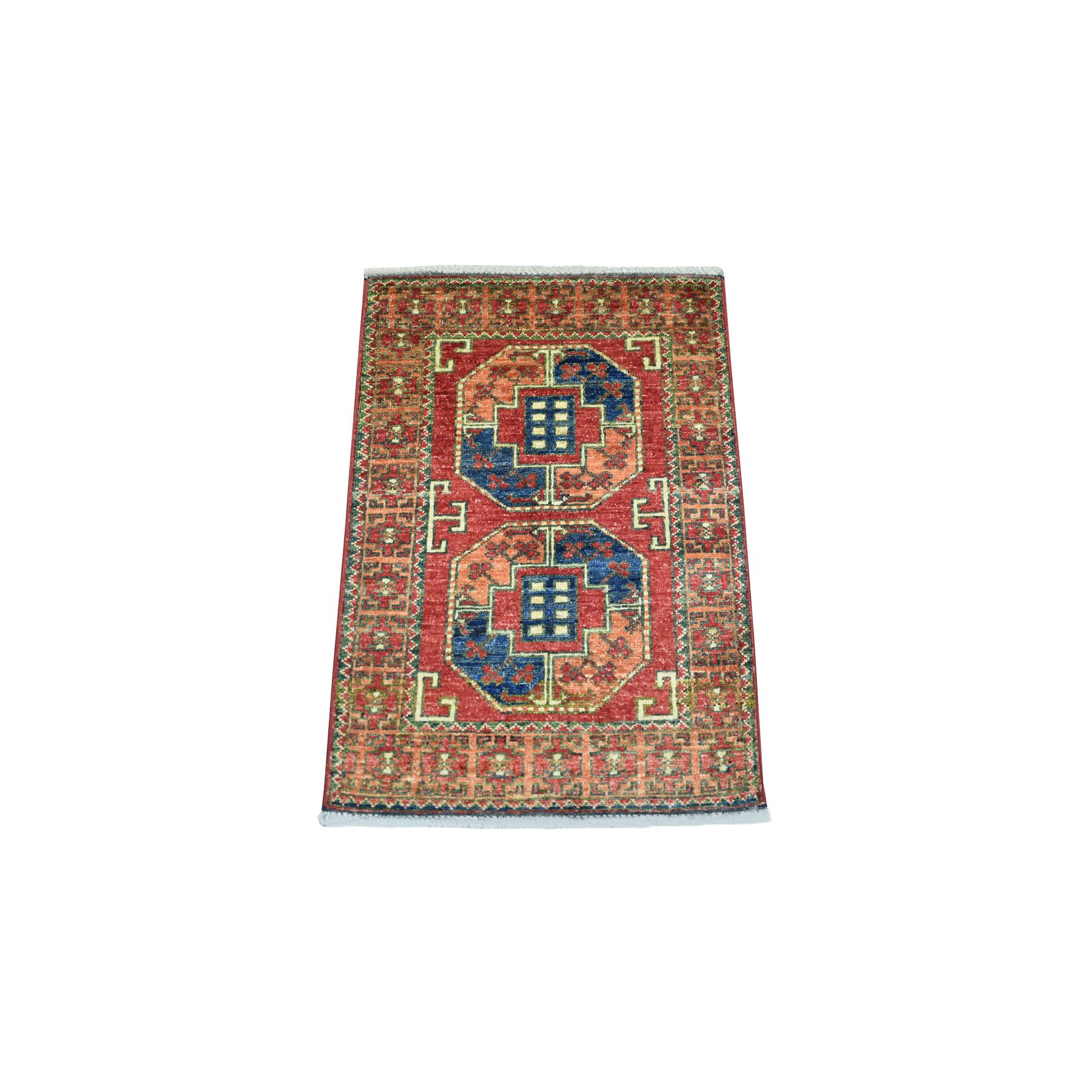 Tribal-Geometric-Hand-Knotted-Rug-354880