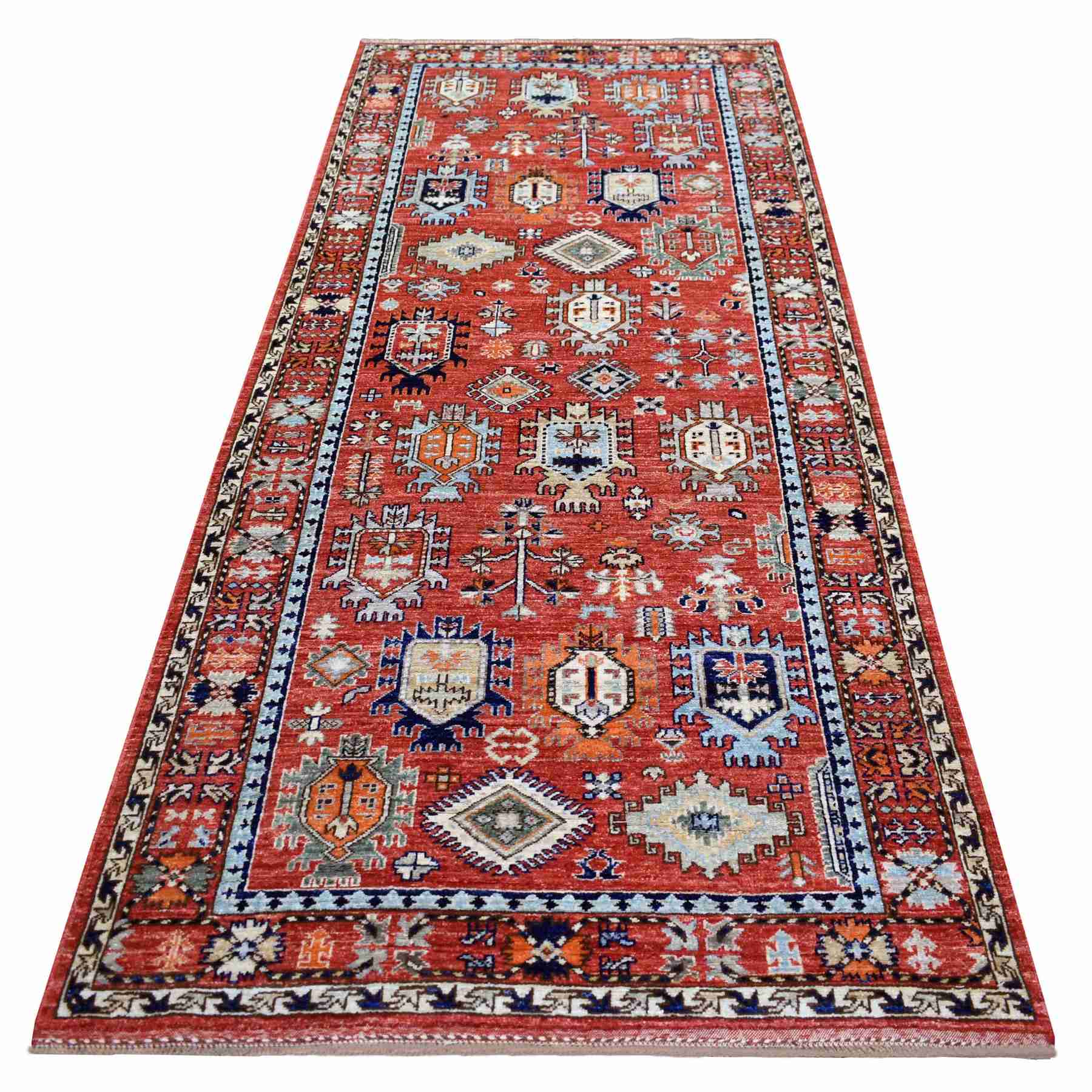 Tribal-Geometric-Hand-Knotted-Rug-354970