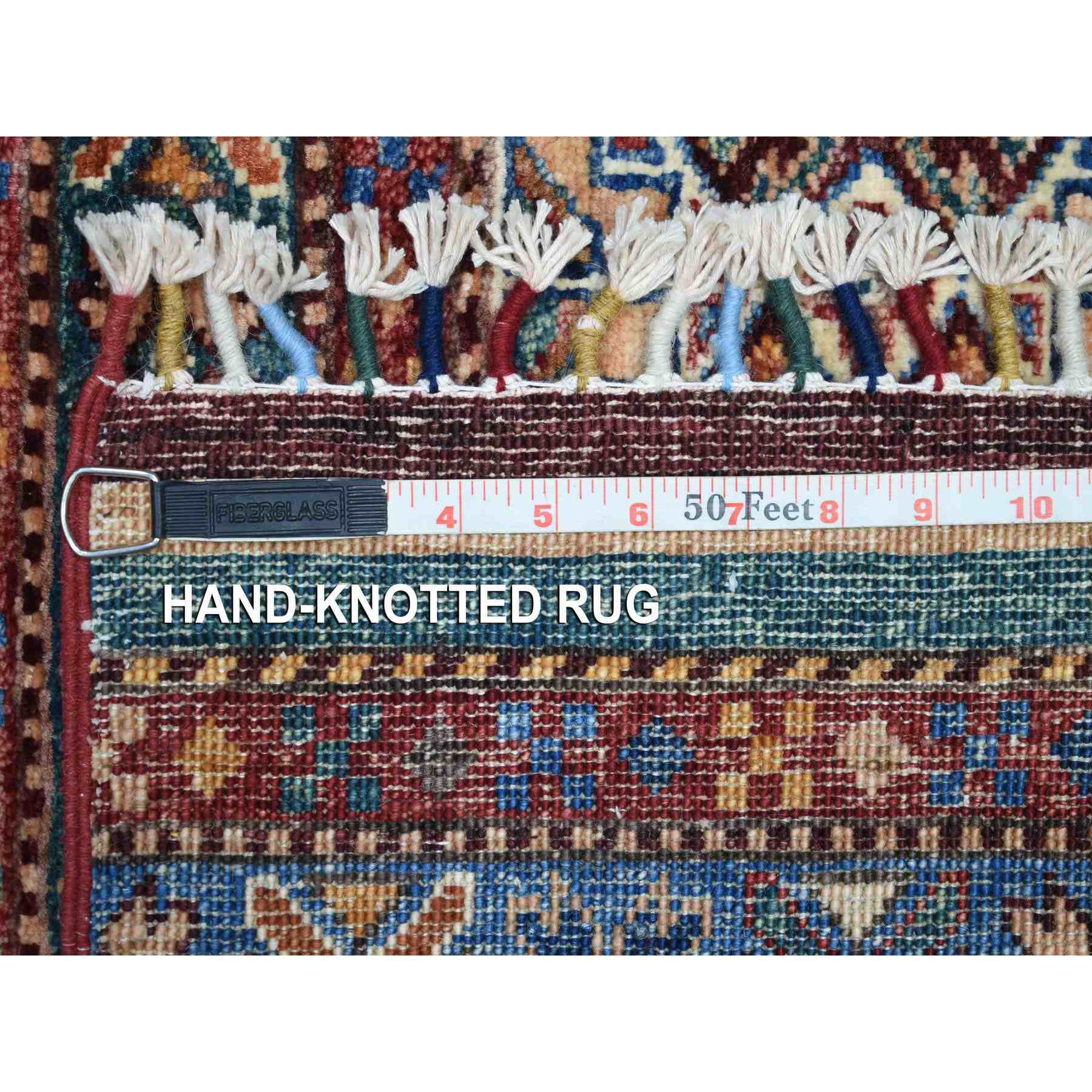 Kazak-Hand-Knotted-Rug-355725