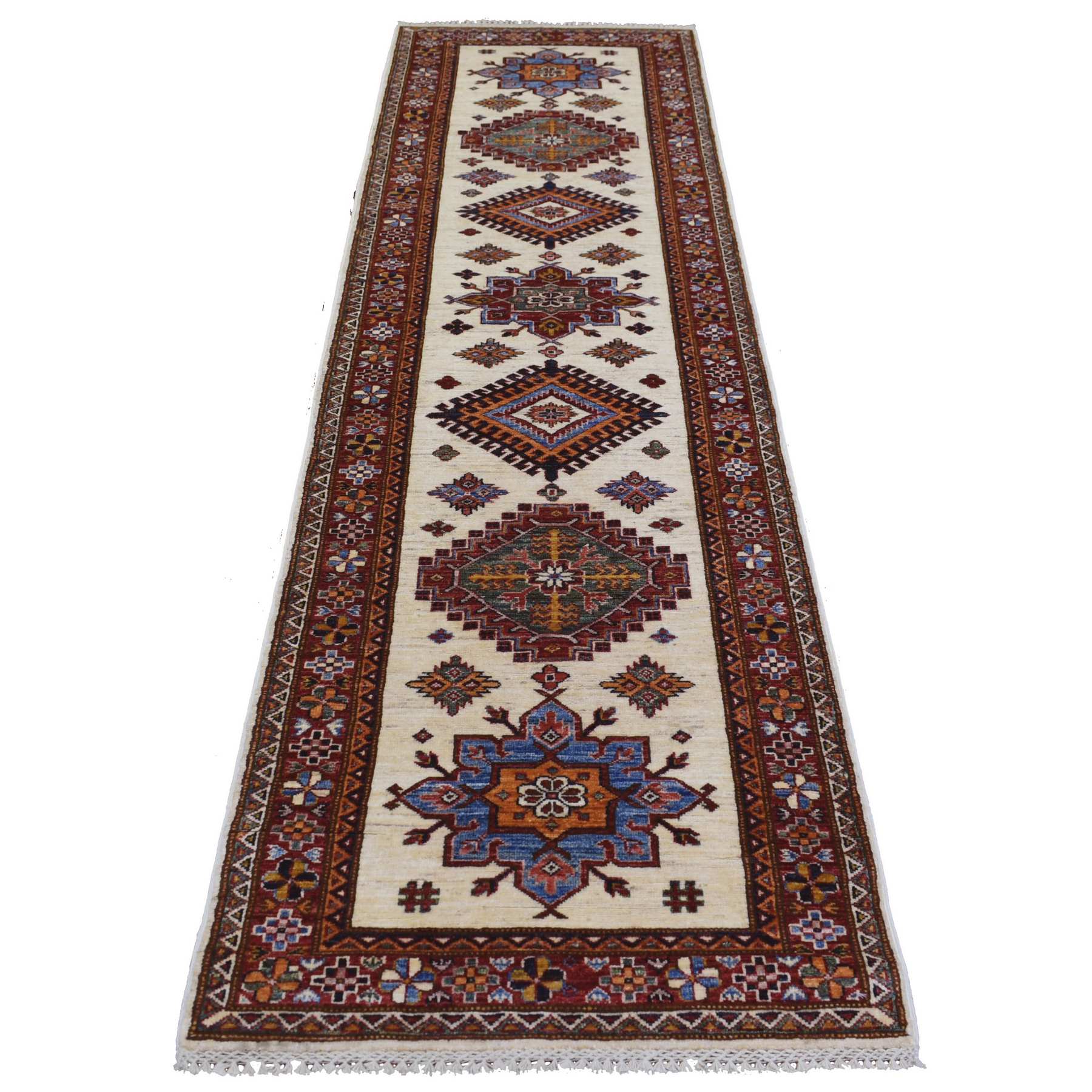 Kazak-Hand-Knotted-Rug-356085