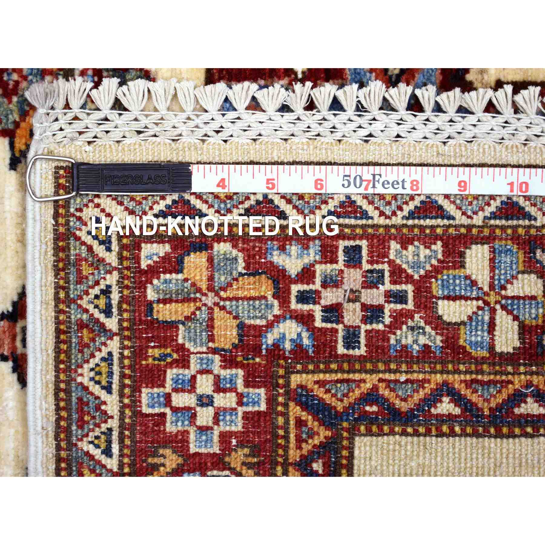 Kazak-Hand-Knotted-Rug-356085