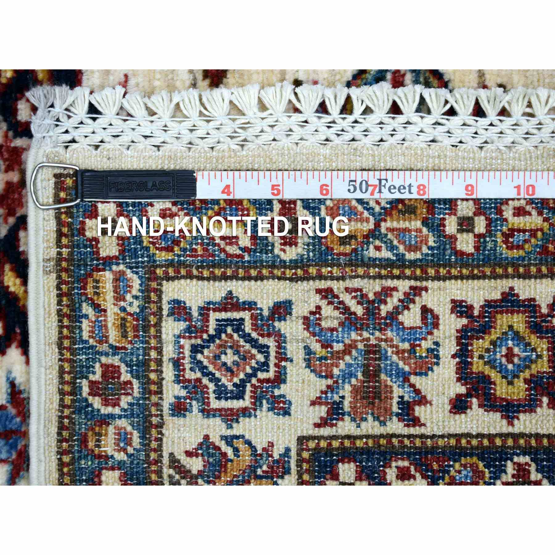 Kazak-Hand-Knotted-Rug-356095