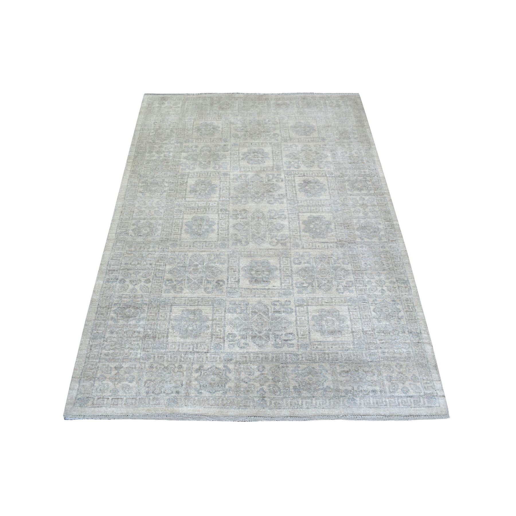 Oushak-And-Peshawar-Hand-Knotted-Rug-356295