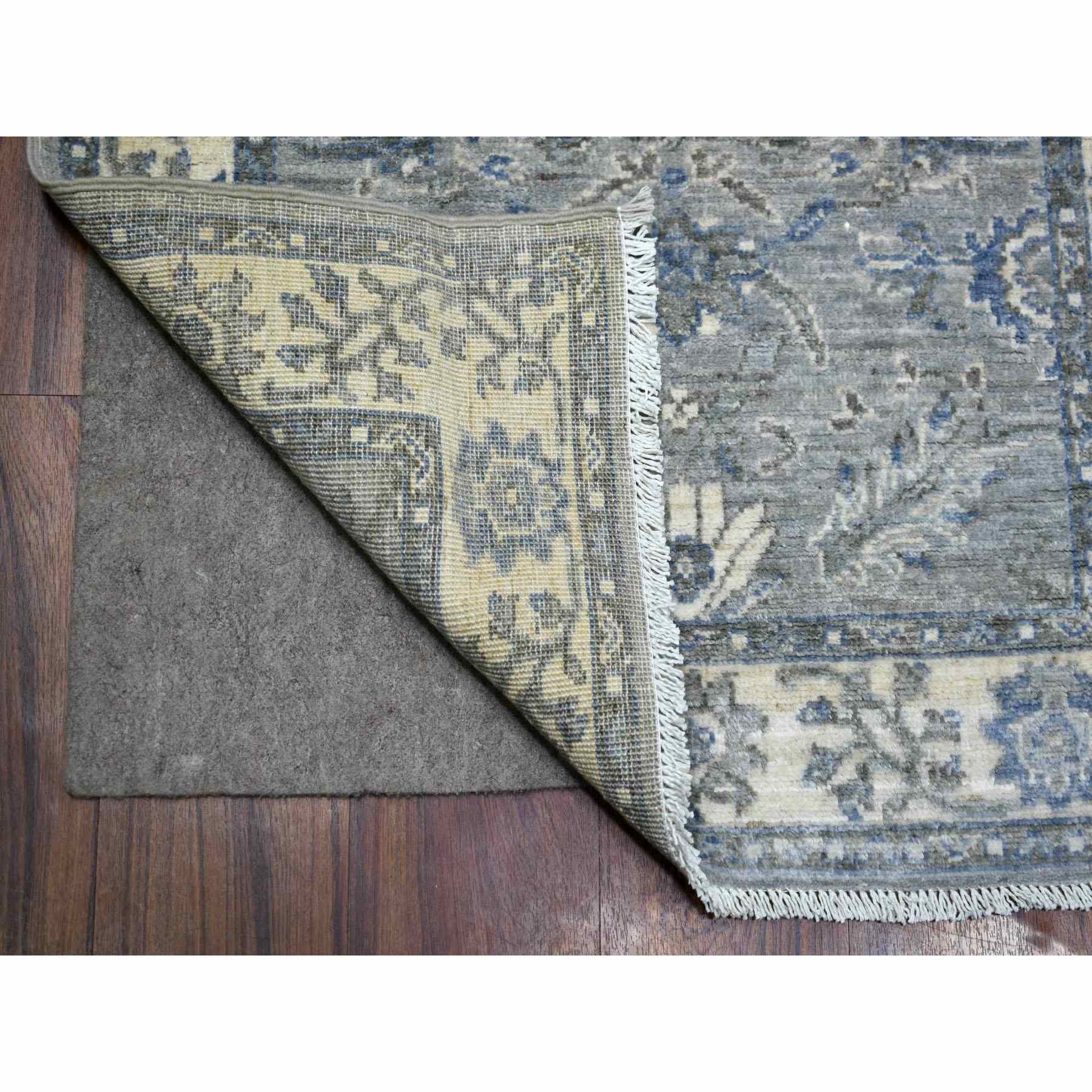 Oushak-And-Peshawar-Hand-Knotted-Rug-356520