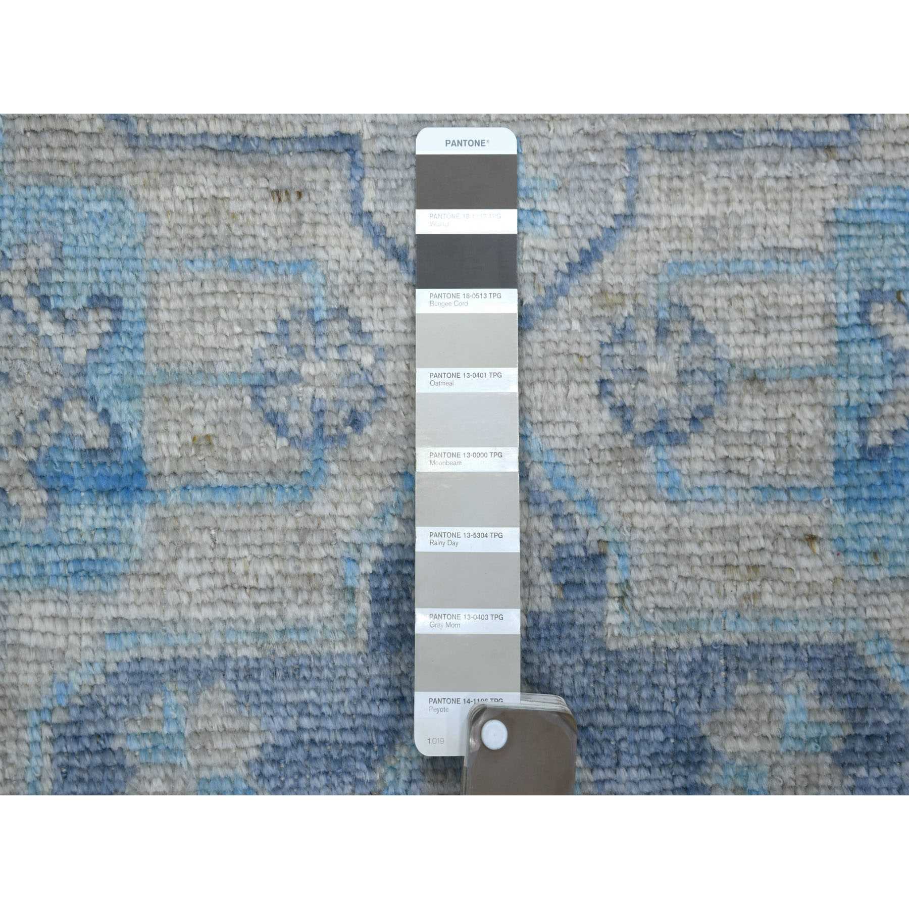 Oushak-And-Peshawar-Hand-Knotted-Rug-356645