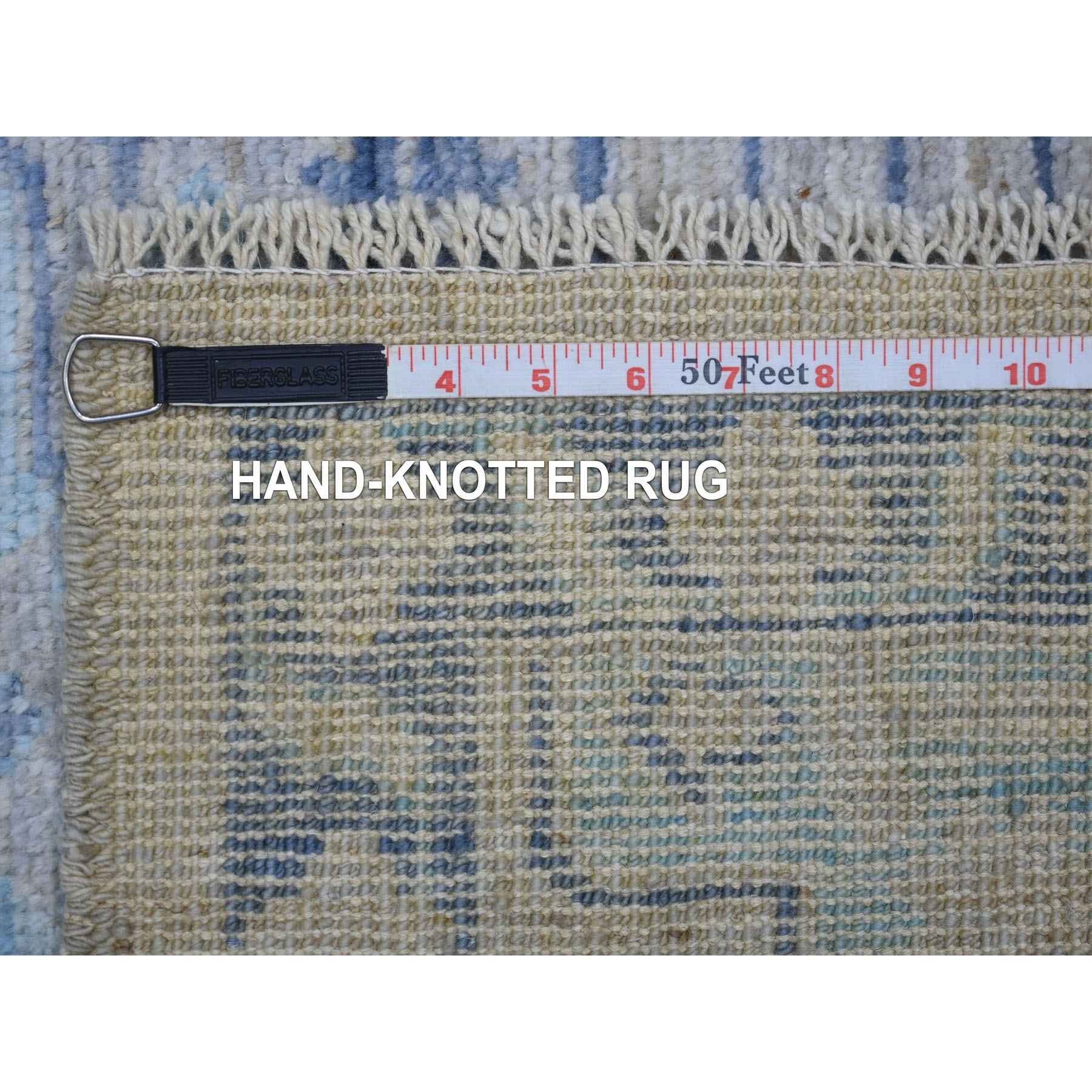 Oushak-And-Peshawar-Hand-Knotted-Rug-356645