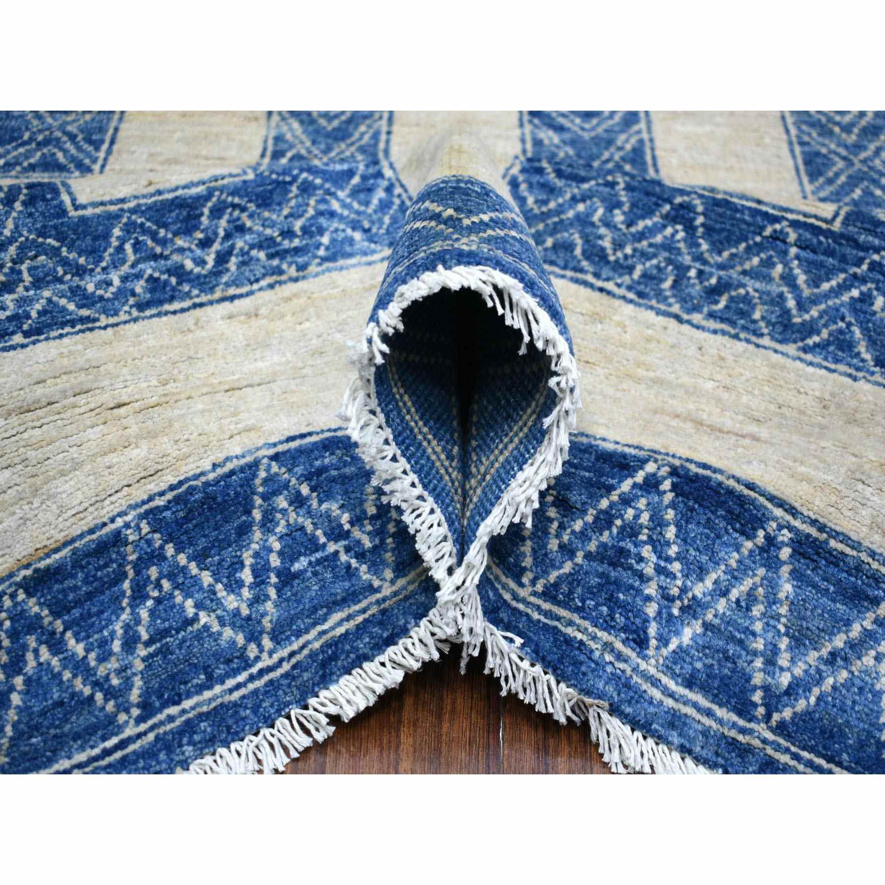 Oushak-And-Peshawar-Hand-Knotted-Rug-356740