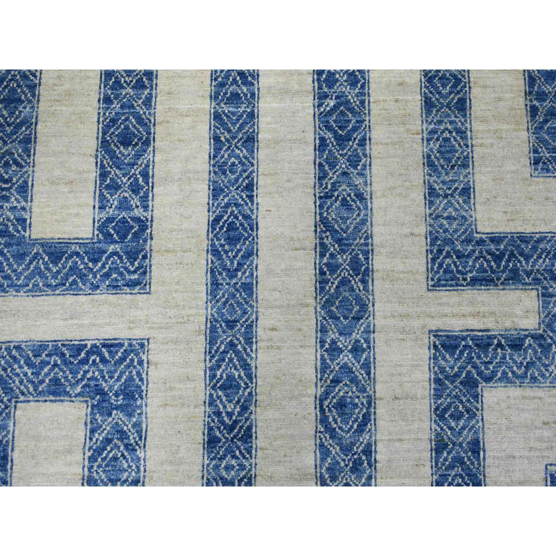 Oushak-And-Peshawar-Hand-Knotted-Rug-356740