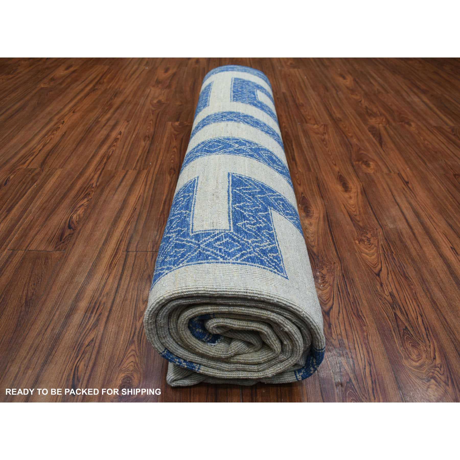 Oushak-And-Peshawar-Hand-Knotted-Rug-356740