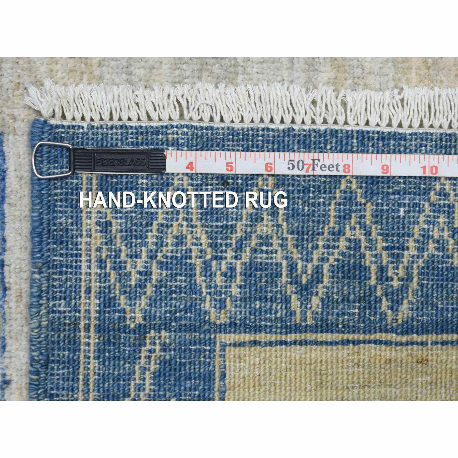 Oushak-And-Peshawar-Hand-Knotted-Rug-356740