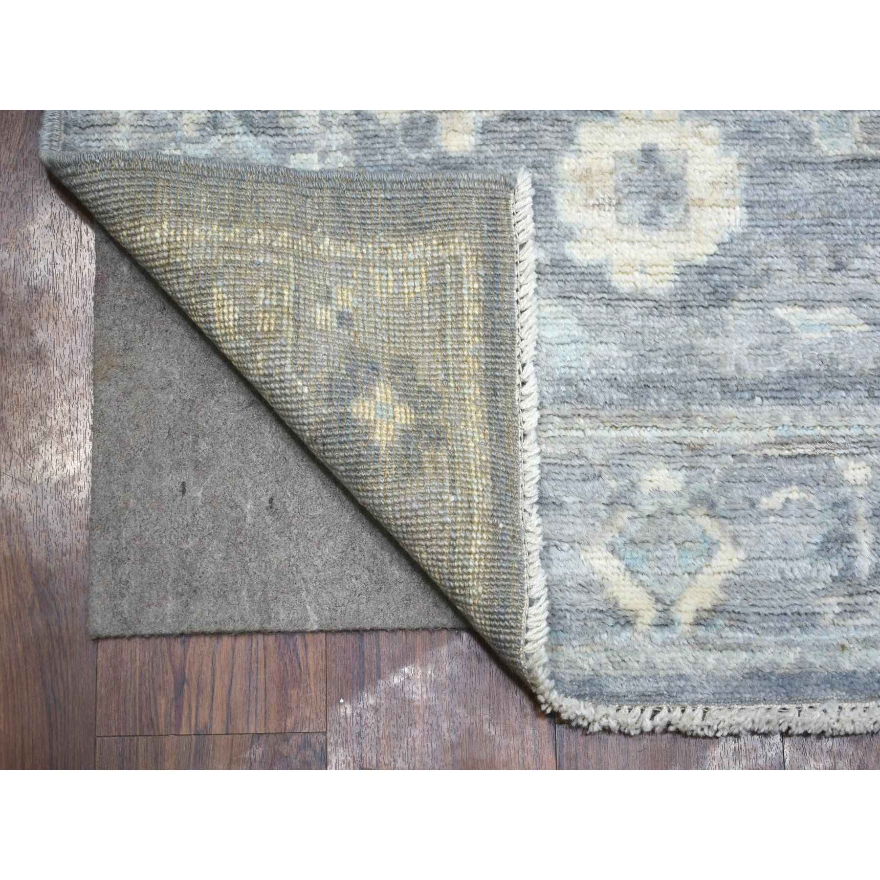 Oushak-And-Peshawar-Hand-Knotted-Rug-357080