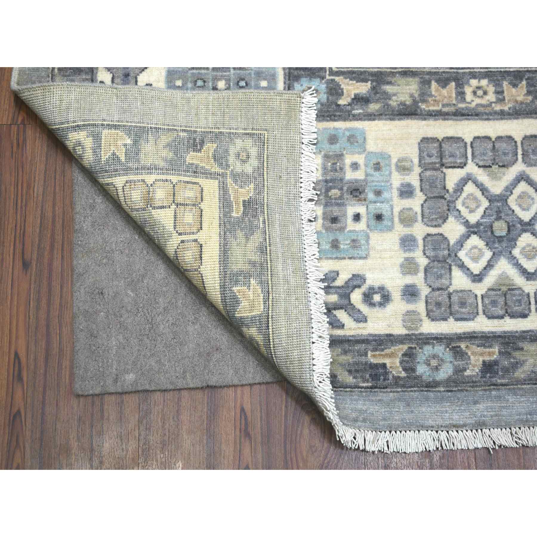 Oushak-And-Peshawar-Hand-Knotted-Rug-357255