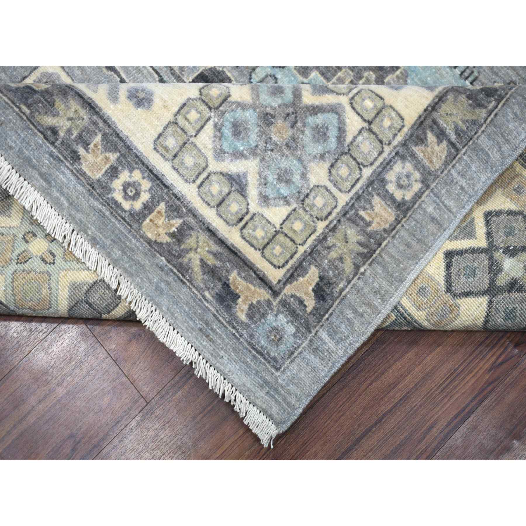 Oushak-And-Peshawar-Hand-Knotted-Rug-357255