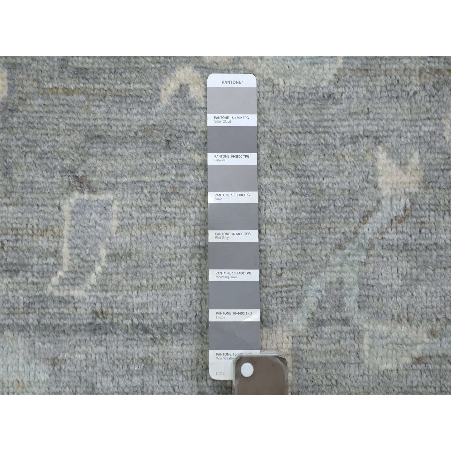 Oushak-And-Peshawar-Hand-Knotted-Rug-357395